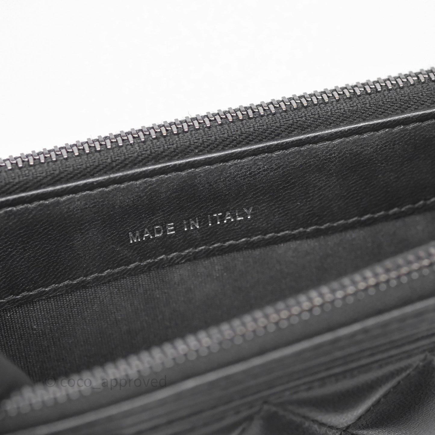 Chanel Boy Double Zip Clutch On Chain So Black Lambskin
