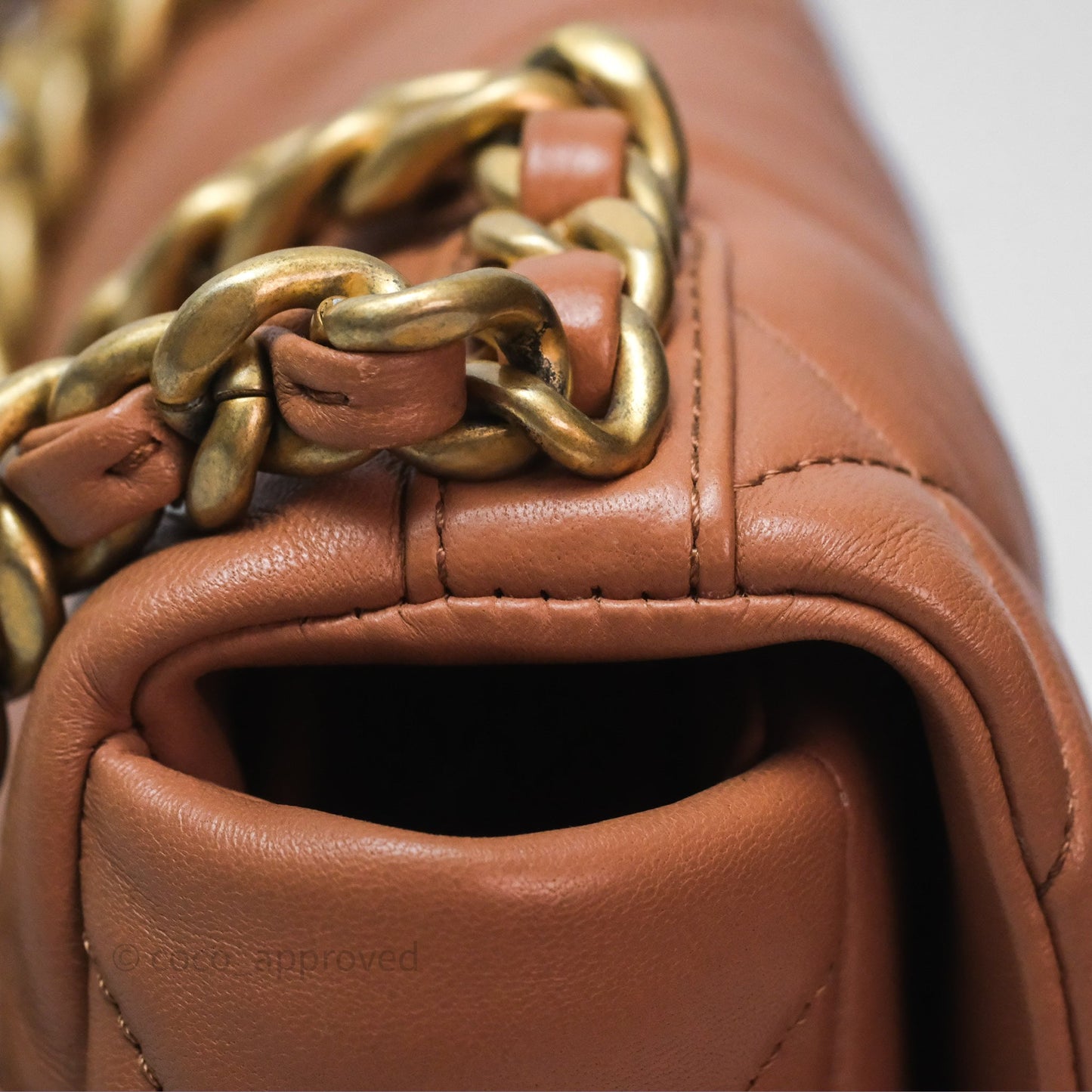 Chanel 19 Small Caramel Mixed Hardware