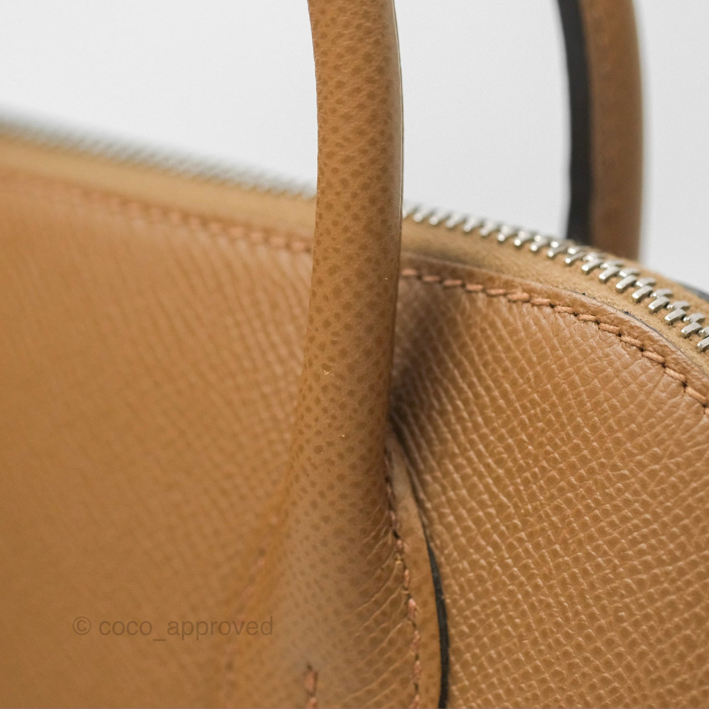 Hermès Bolide 1923 25 Alezan Epsom Palladium Hardware