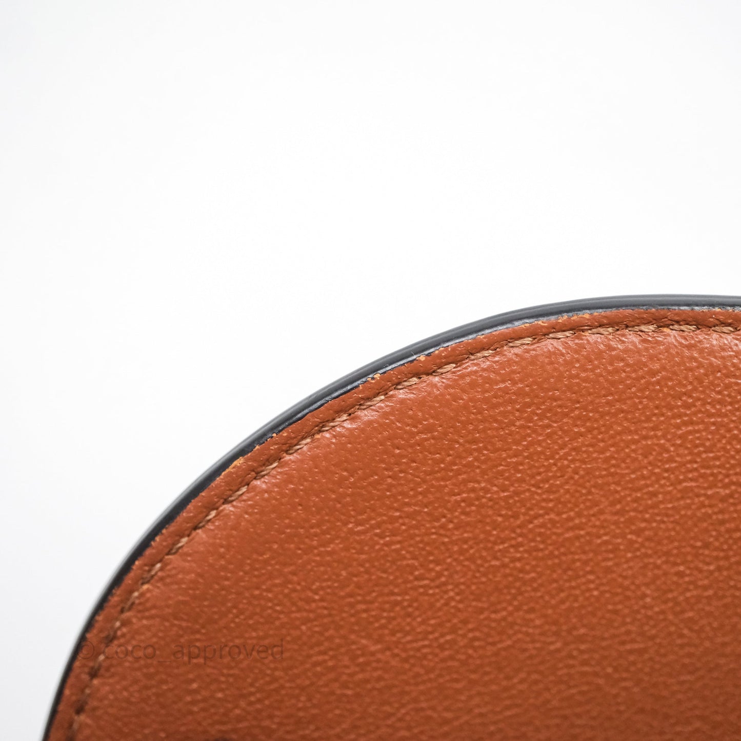 Celine Medium Chain Maillon Triomphe Canvas Tan Calfskin