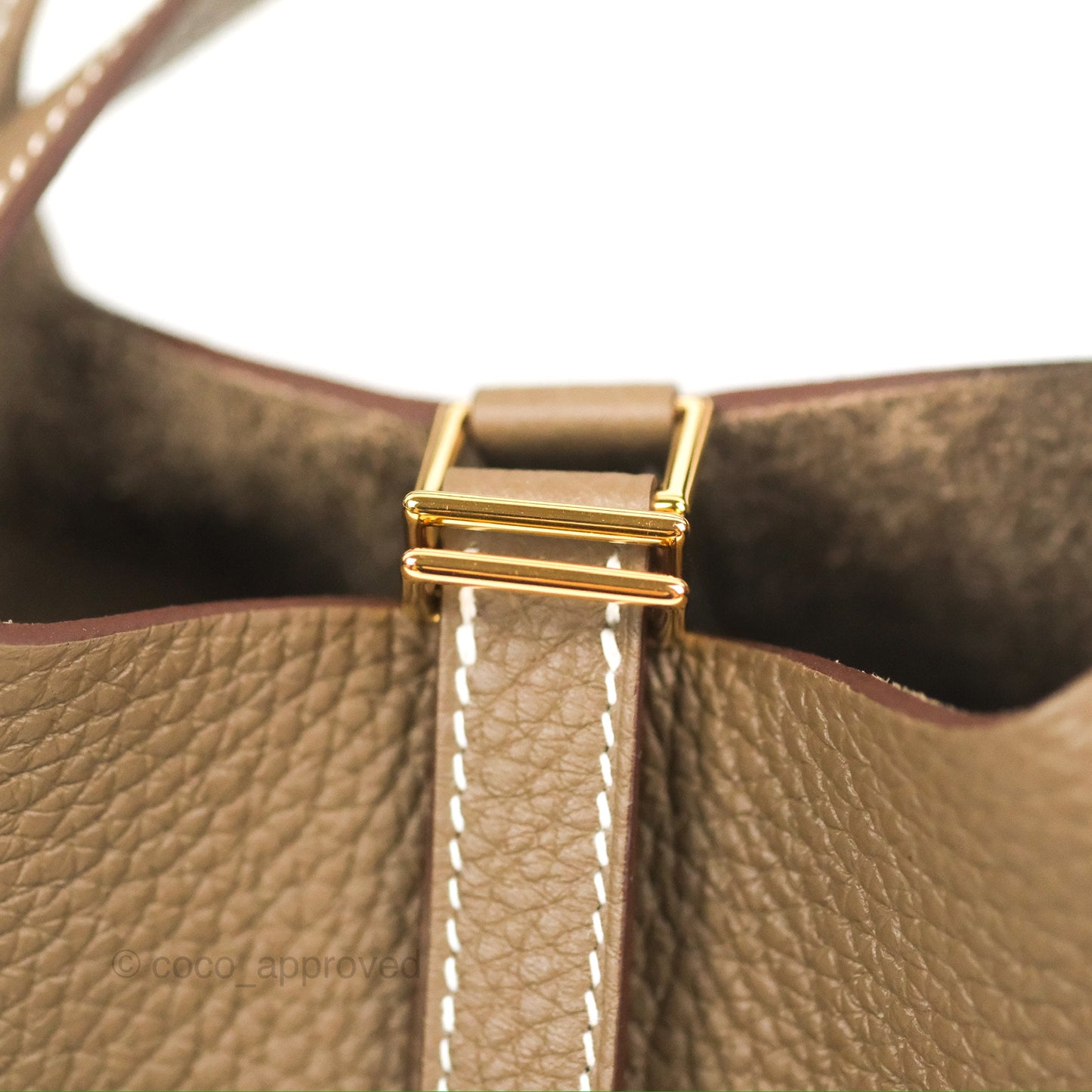 Hermès Picotin 18 Etoupe Clemence Gold Hardware
