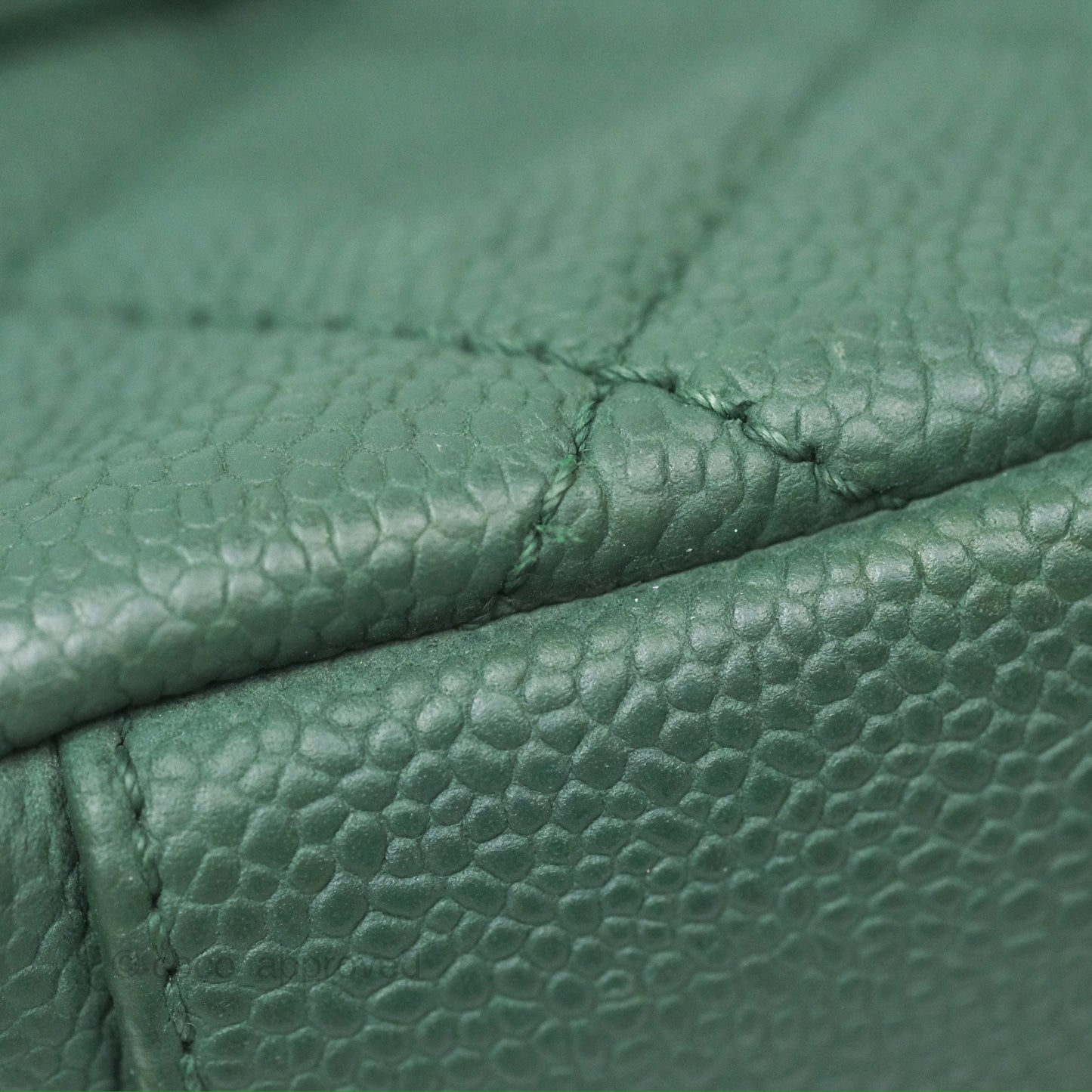 Chanel Globe Trotter Flap Bag Dark Green Caviar Aged Gold Hardware