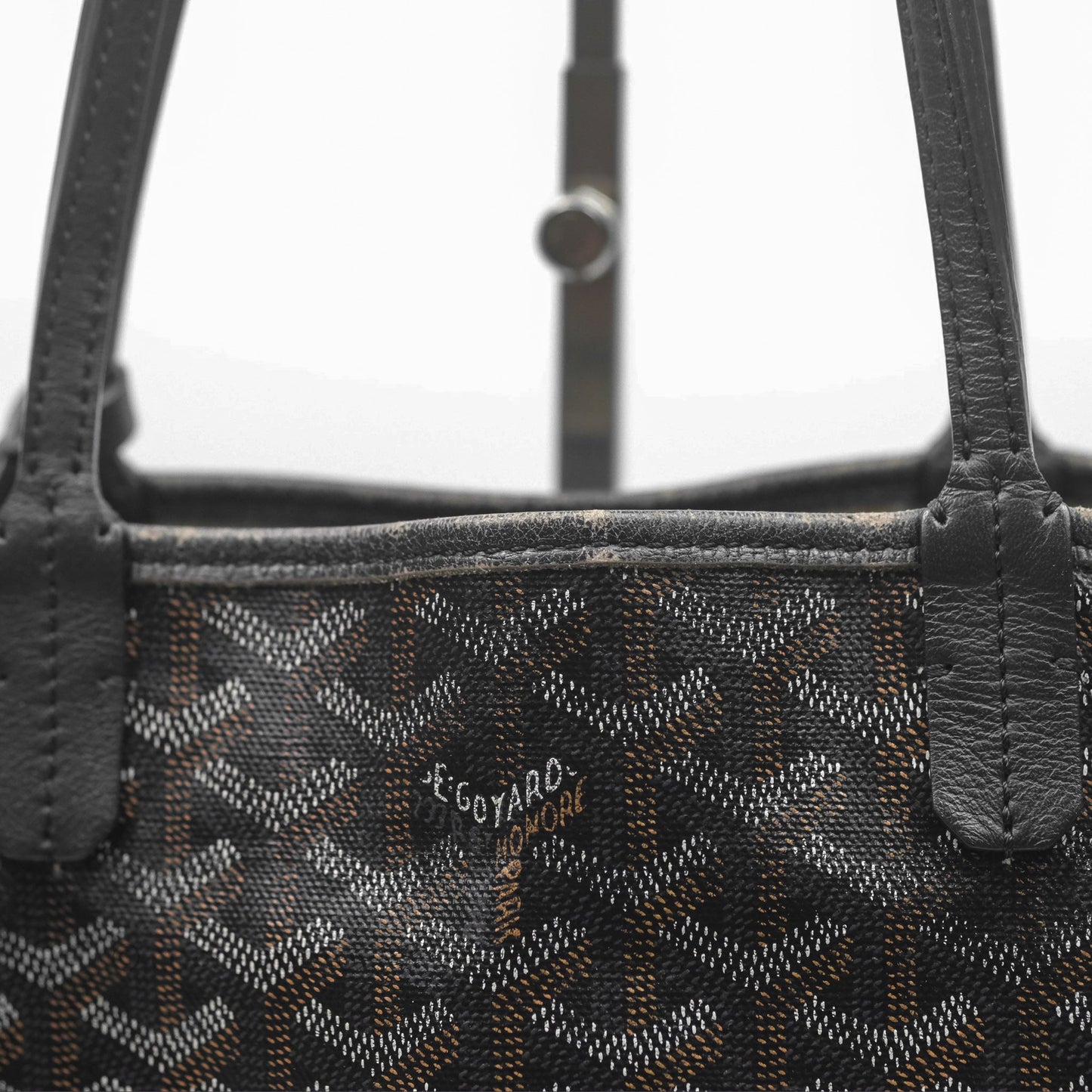 Goyard Saint Louis Black Goyardine Canvas PM⁣⁣⁣⁣⁣⁣⁣⁣⁣⁣⁣⁣⁣⁣⁣⁣