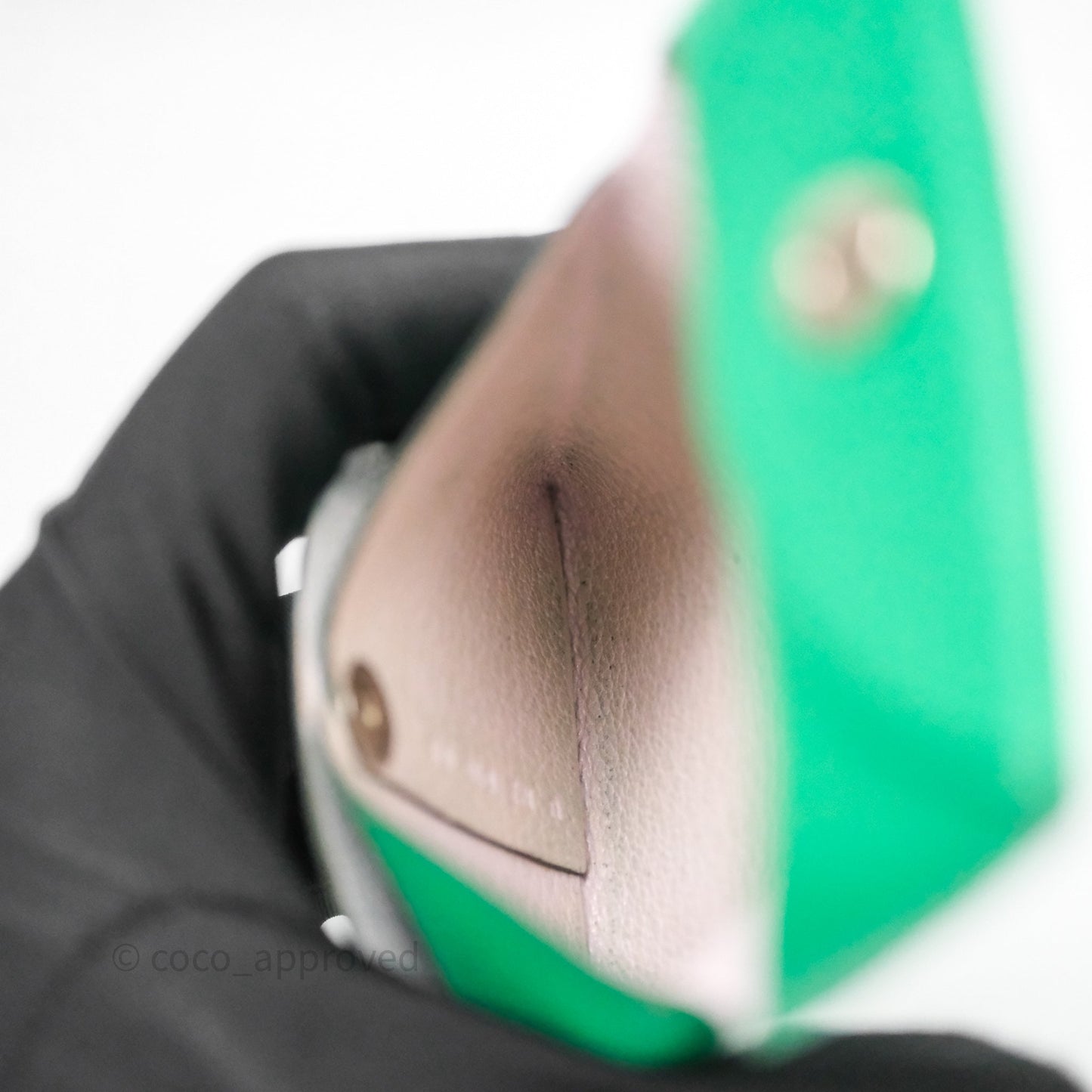 Hermès Bastia Coin Purse Green