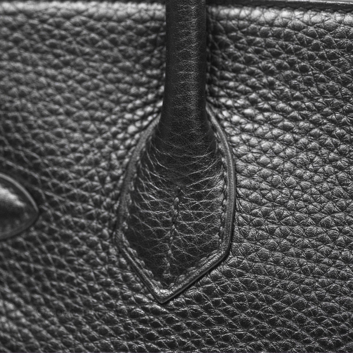 Hermès Birkin 30 Retourne Black Noir 89 Clemence Gold Hardware