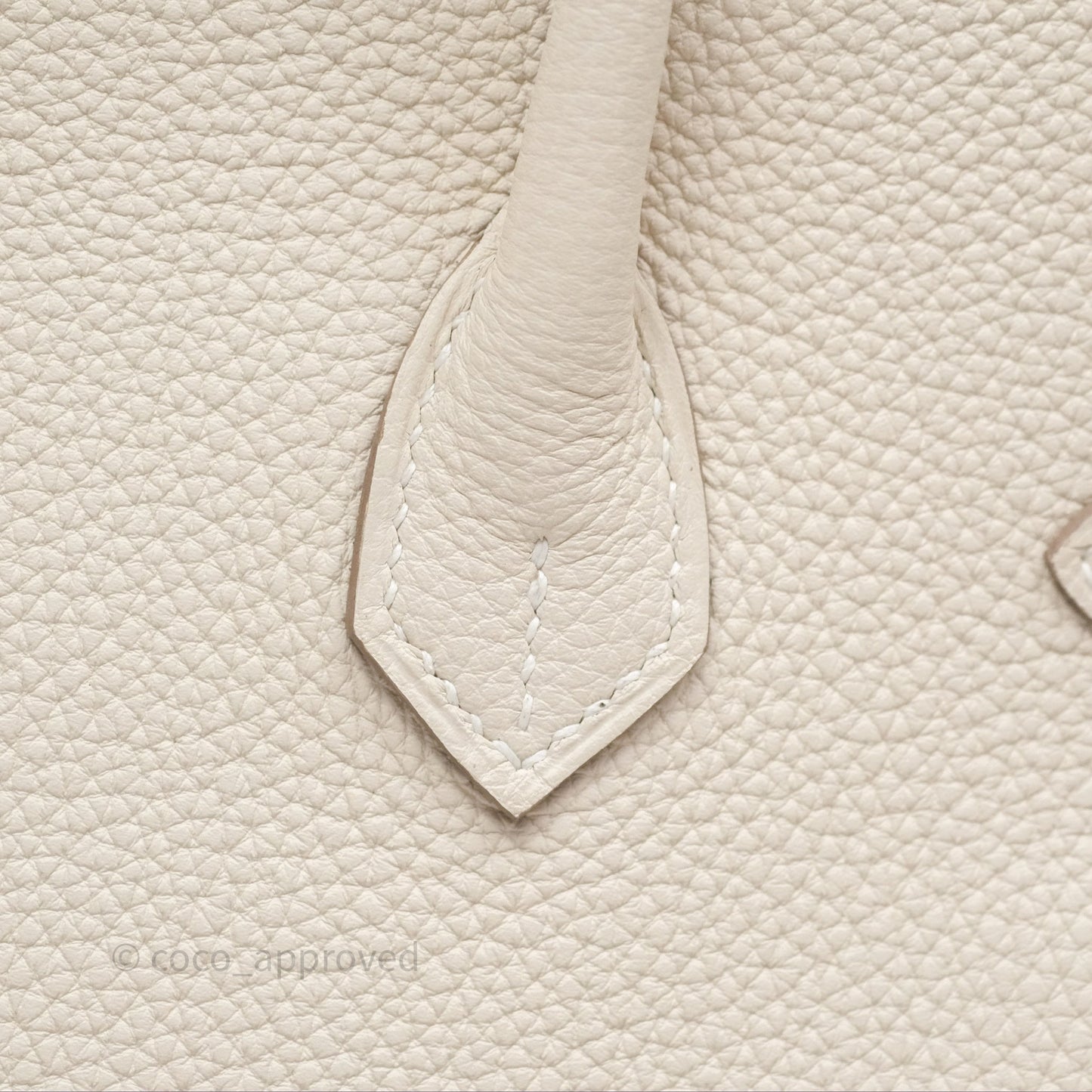 Hermes Birkin 25 Craie Togo Gold Hardware