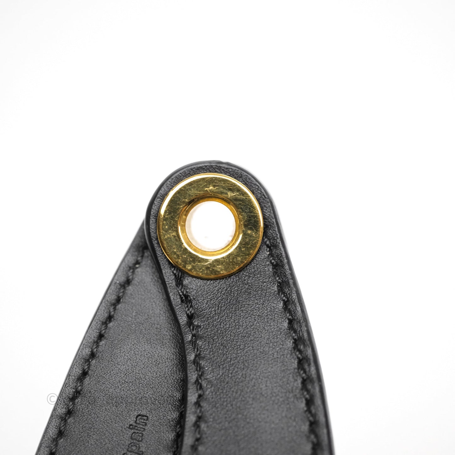Loewe x Howls Calcifer Luna Shoulder Bag In Black Calfskin