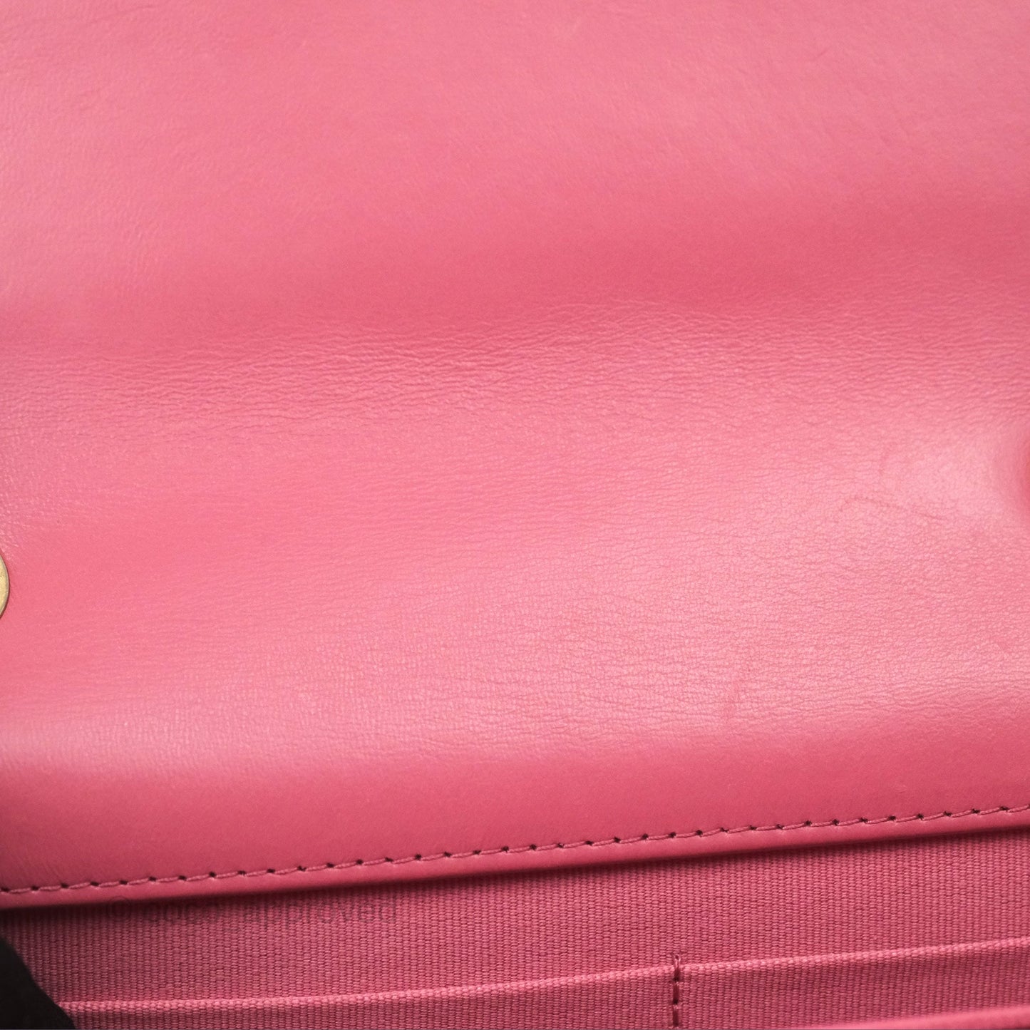 Chanel All Slide Wallet on Chain WOC Adjustable Chain Quilted Pink Lambskin