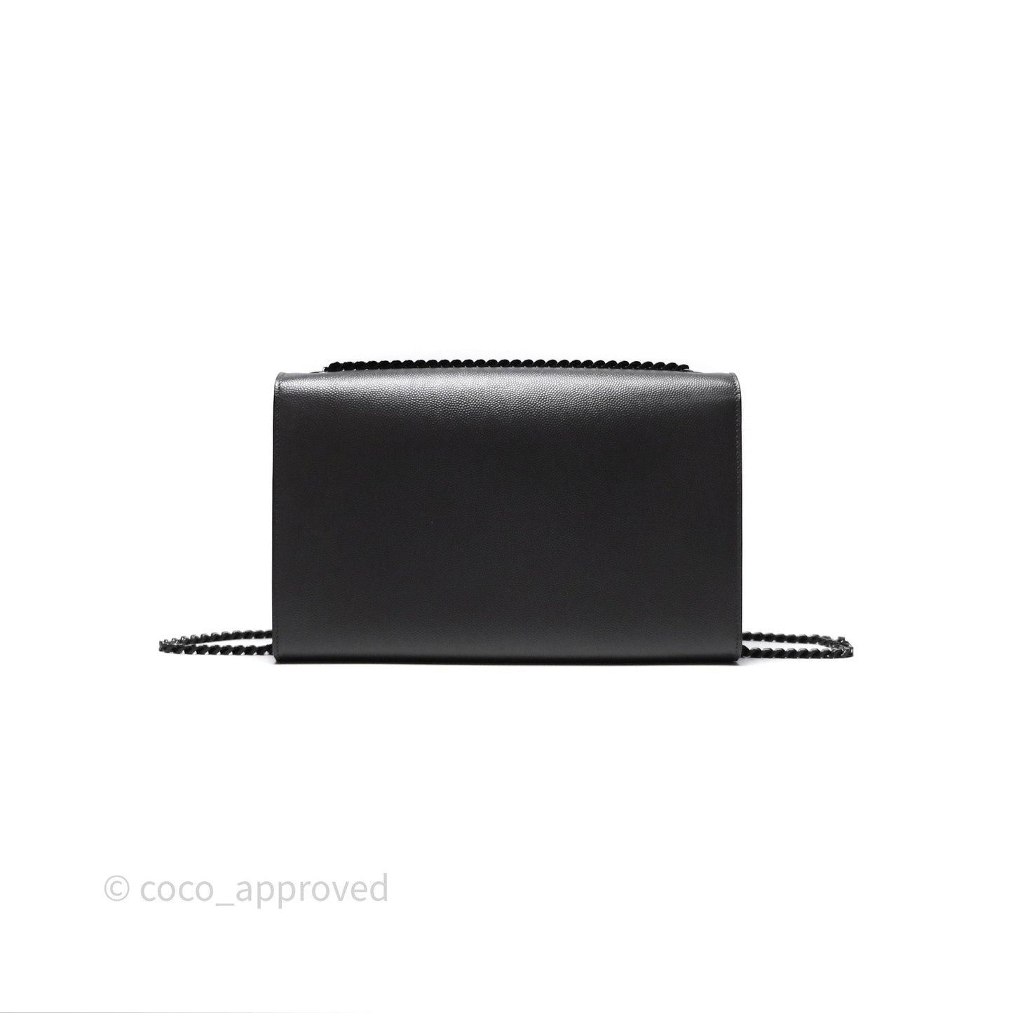 Saint Laurent Kate Medium Grained Leather Shoulder Bag So Black
