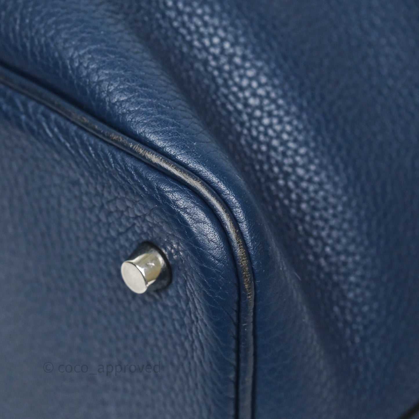Hermès Picotin 22 Bleu Nuit 2Z Clemence Palladium Hardware