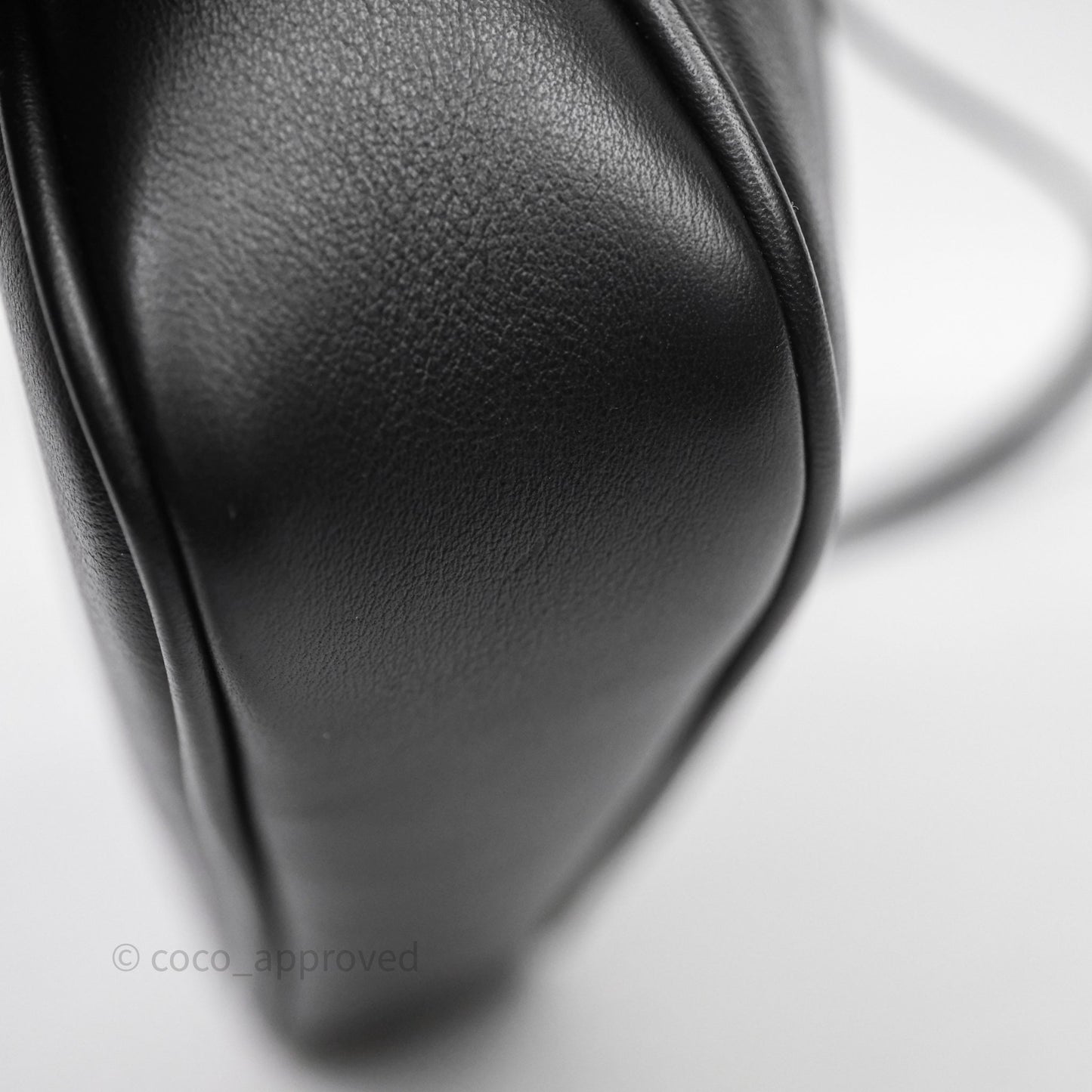Balenciaga Rodeo Sling Pochette Leather Shoulder Bag Black Calfskin