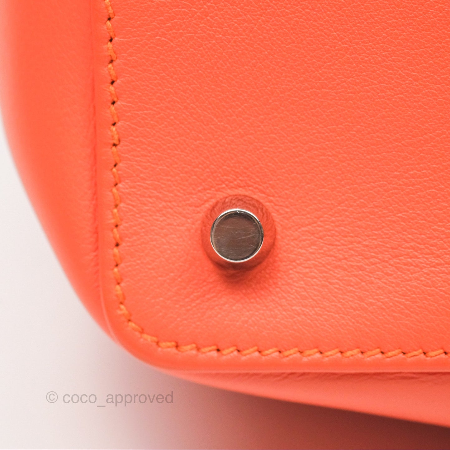 Hermès ToolBox 20 Mangue Evercolor Palladium Hardware
