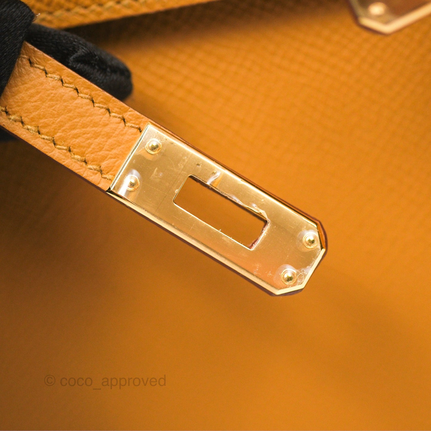 Hermès Sellier Kelly 25 Sesame 2S Epsom Gold Hardware
