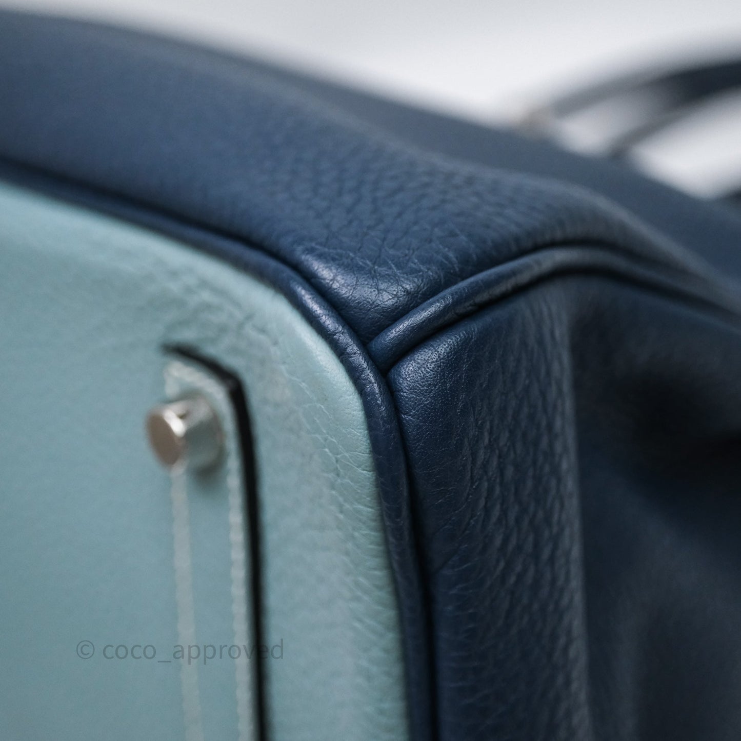 Hermès Birkin 35 Bleu de Prusse 7P Togo Palladium Hardware