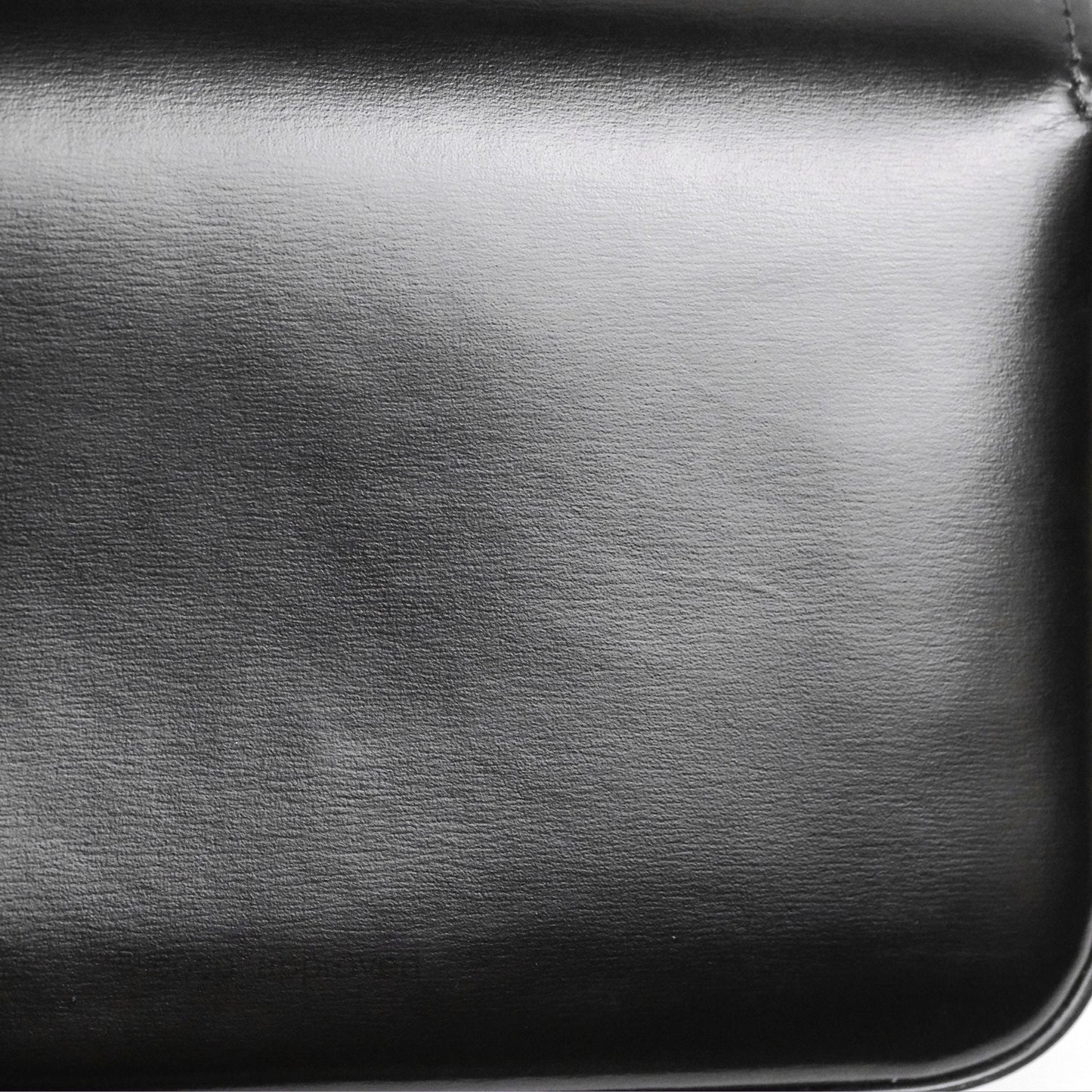 Celine Triomphe Shoulder Bag Black Calfskin