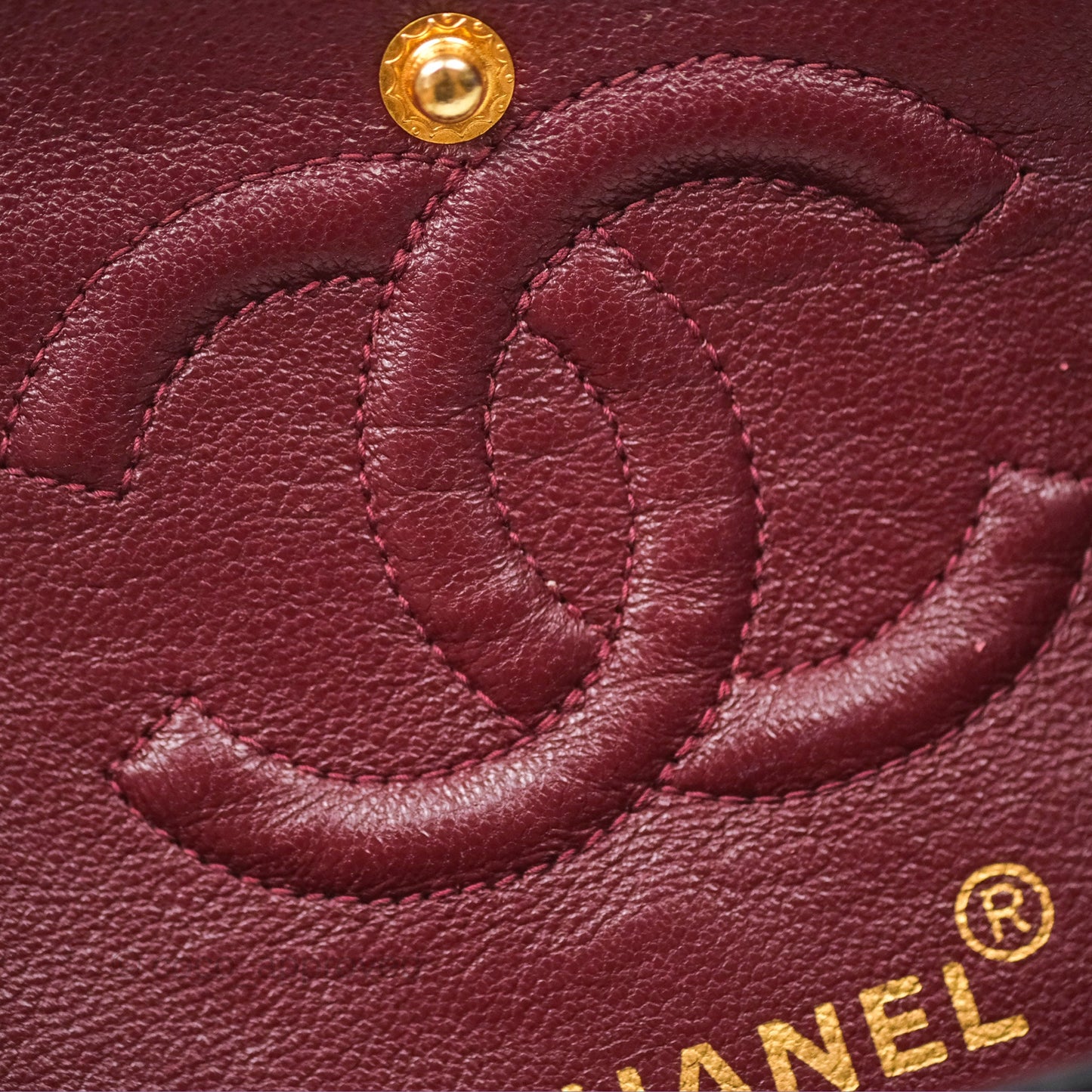 Chanel Classic Vintage Small Flap Black Lambskin 24K Gold Hardware