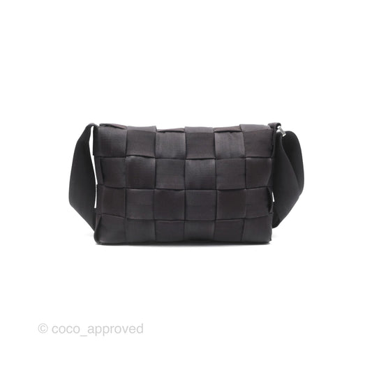 Bottega Veneta Maxi Webbing Cassette Bag Dark Brown
