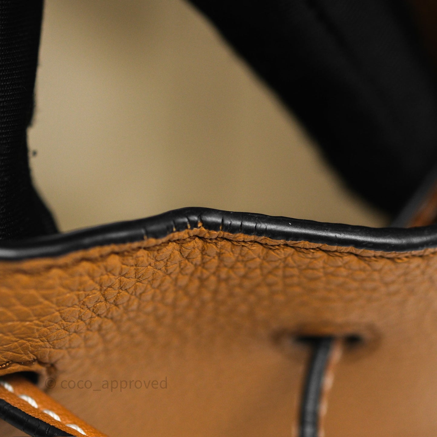 Loewe Mini Hammock Drawstring Tan Calfskin