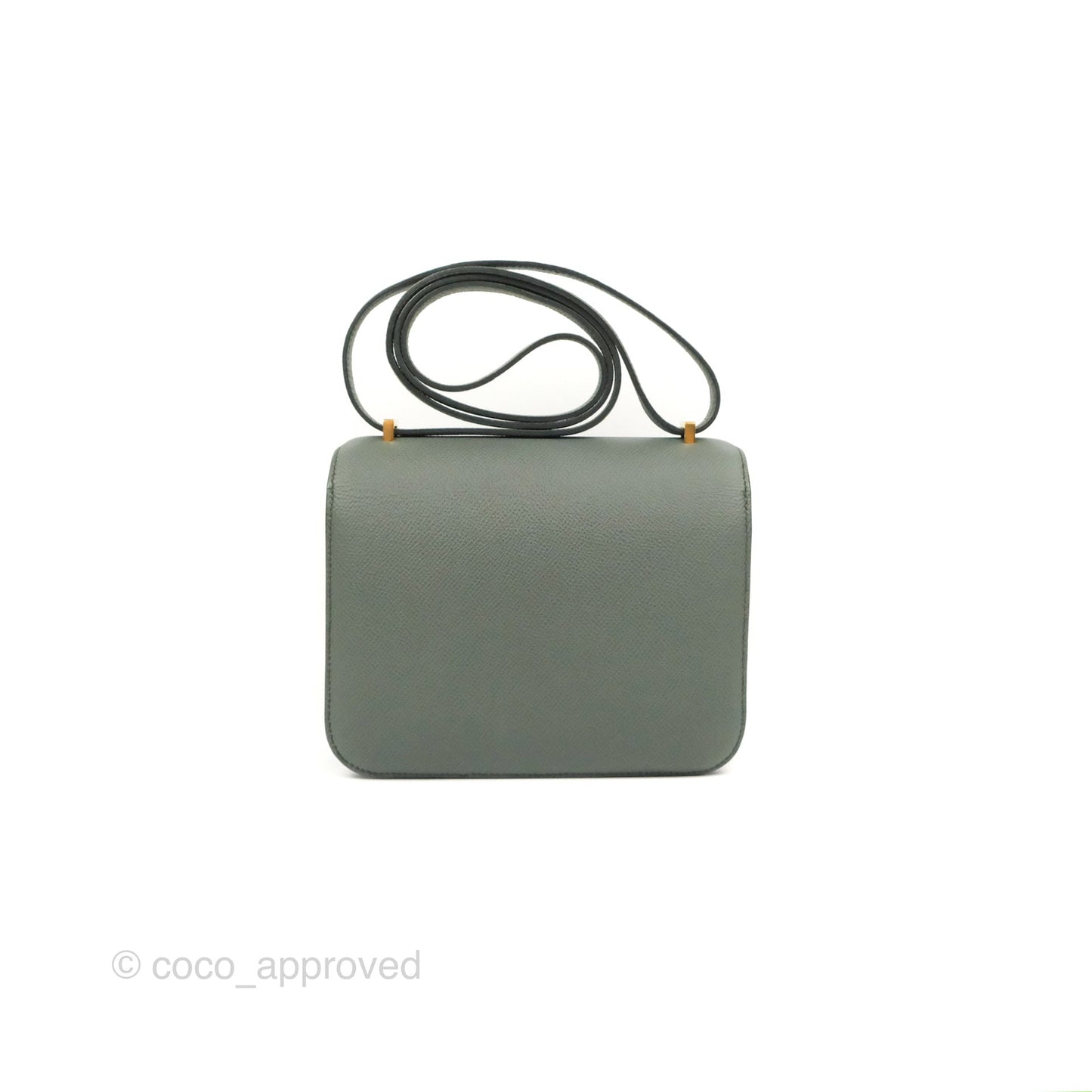 Hermès Constance Mini 18cm Vert Amande Epsom Gold Hardware
