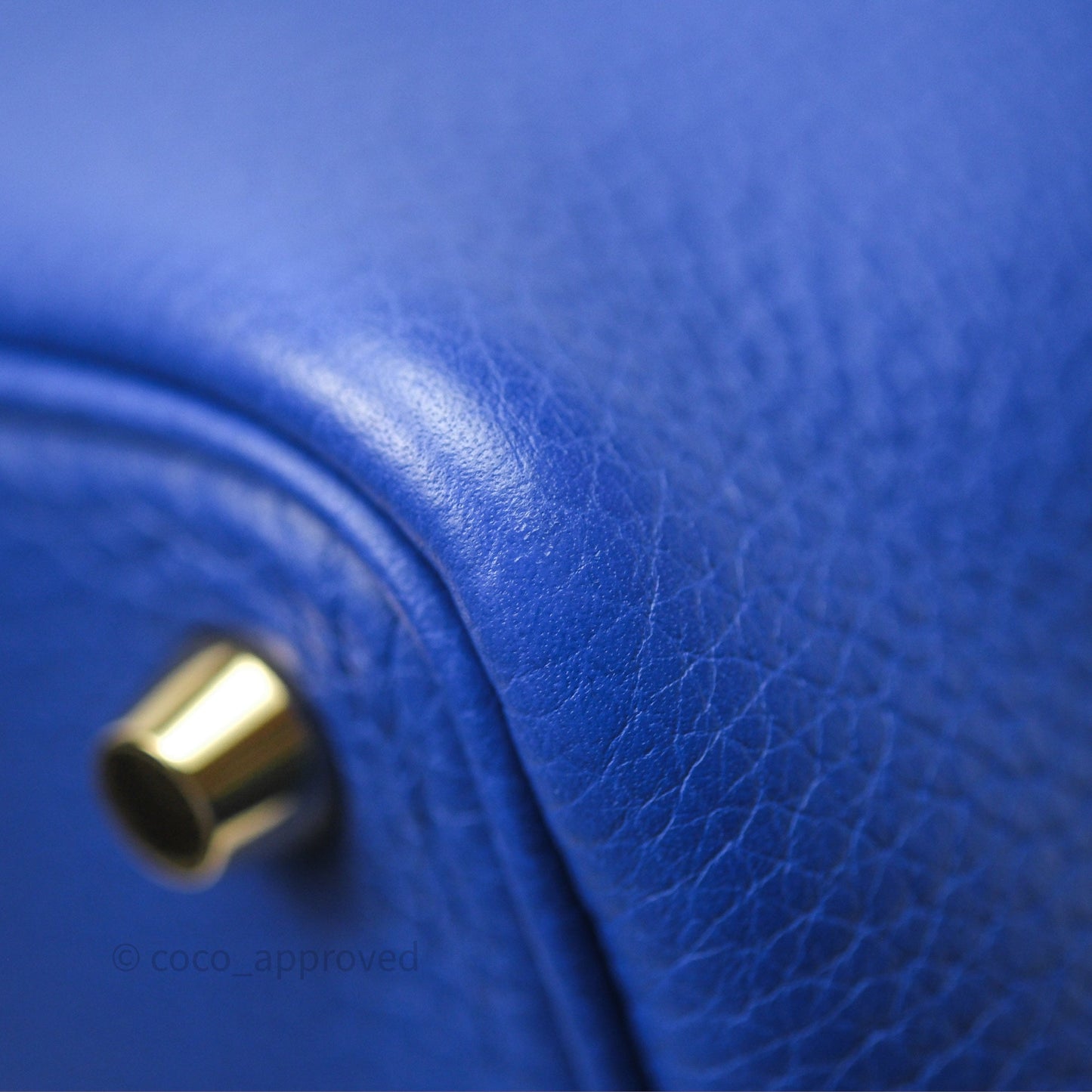 Hermès Picotin 18 Bleu Électrique 7T Clemence Gold Hardware