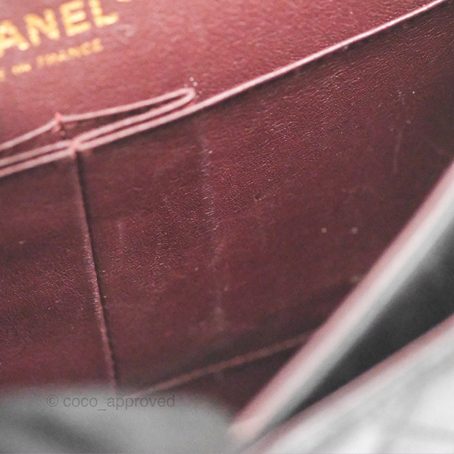 Chanel Classic M/L Medium Flap Quilted Black Lambskin Gold Hardware