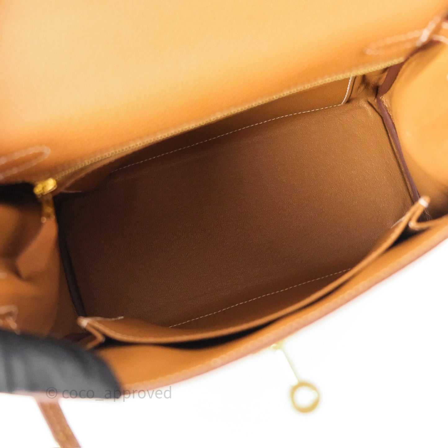 Hermès Kelly Retourne 25 Gold Togo Gold Hardware