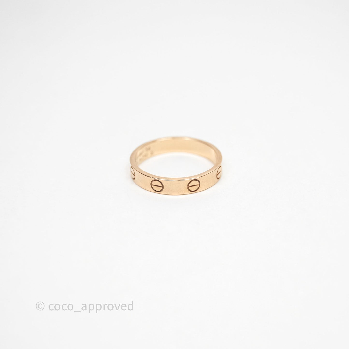 Cartier Love Ring Small Model Rose Gold