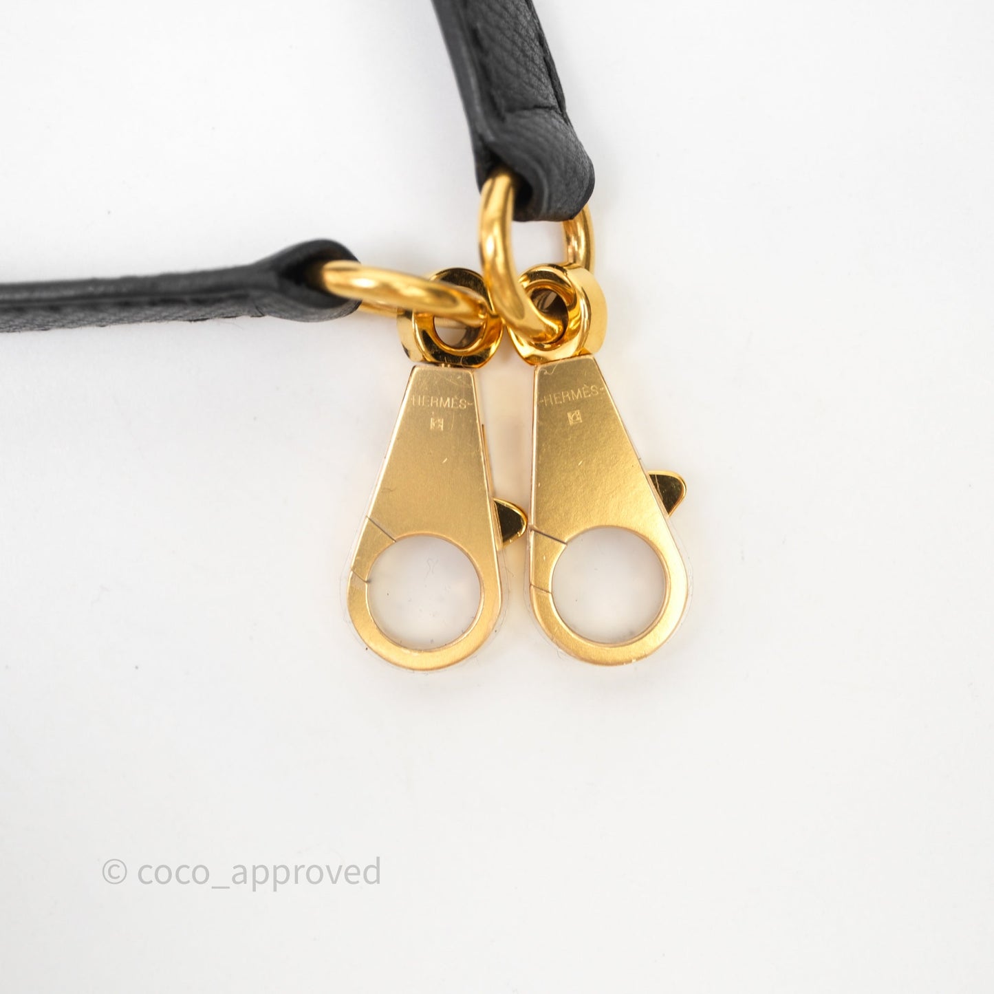 Hermès Kelly 28 Black Epsom Gold Hardware