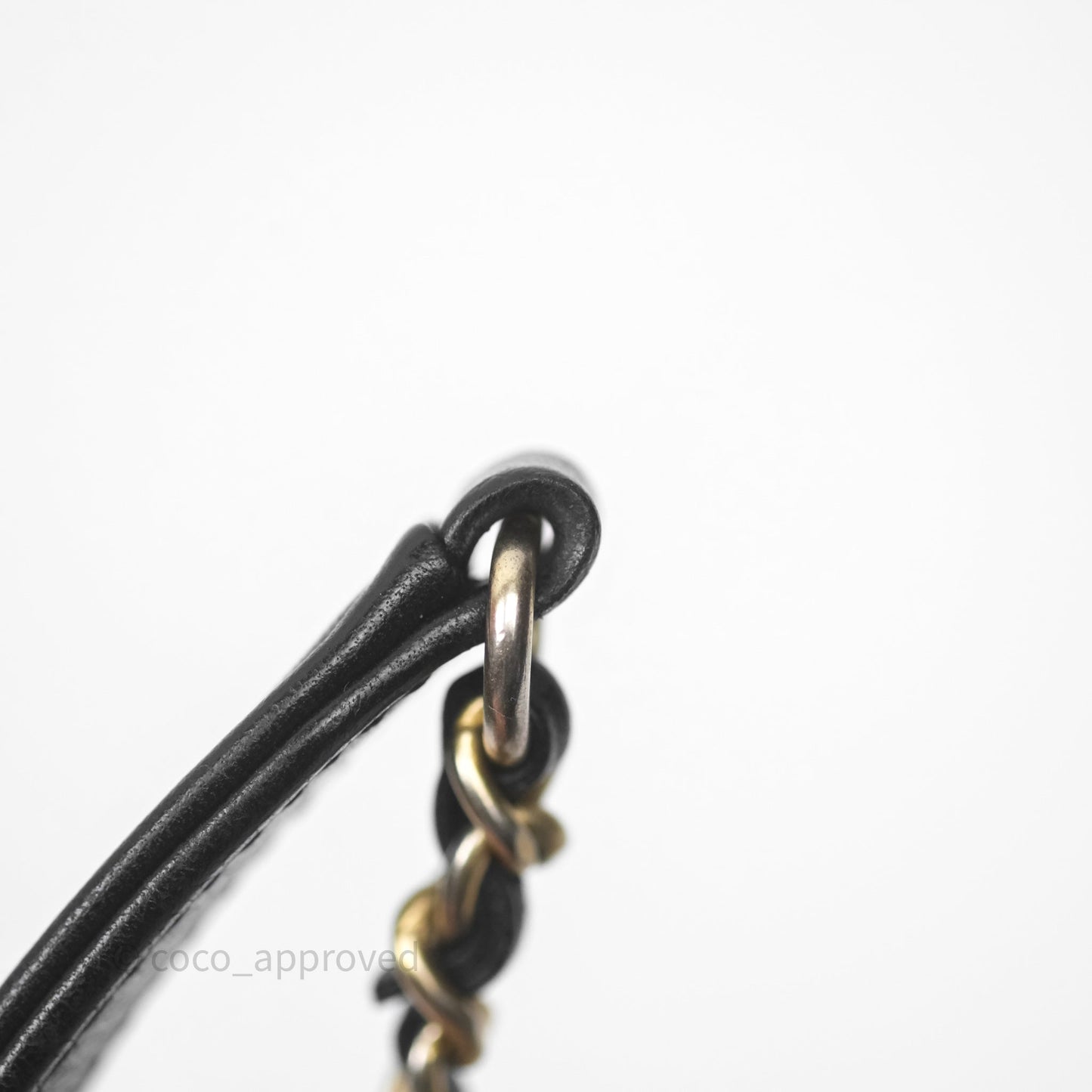 Chanel Small CC Filigree Flap Quilted Navy Black Caviar Aged Gold Hardware