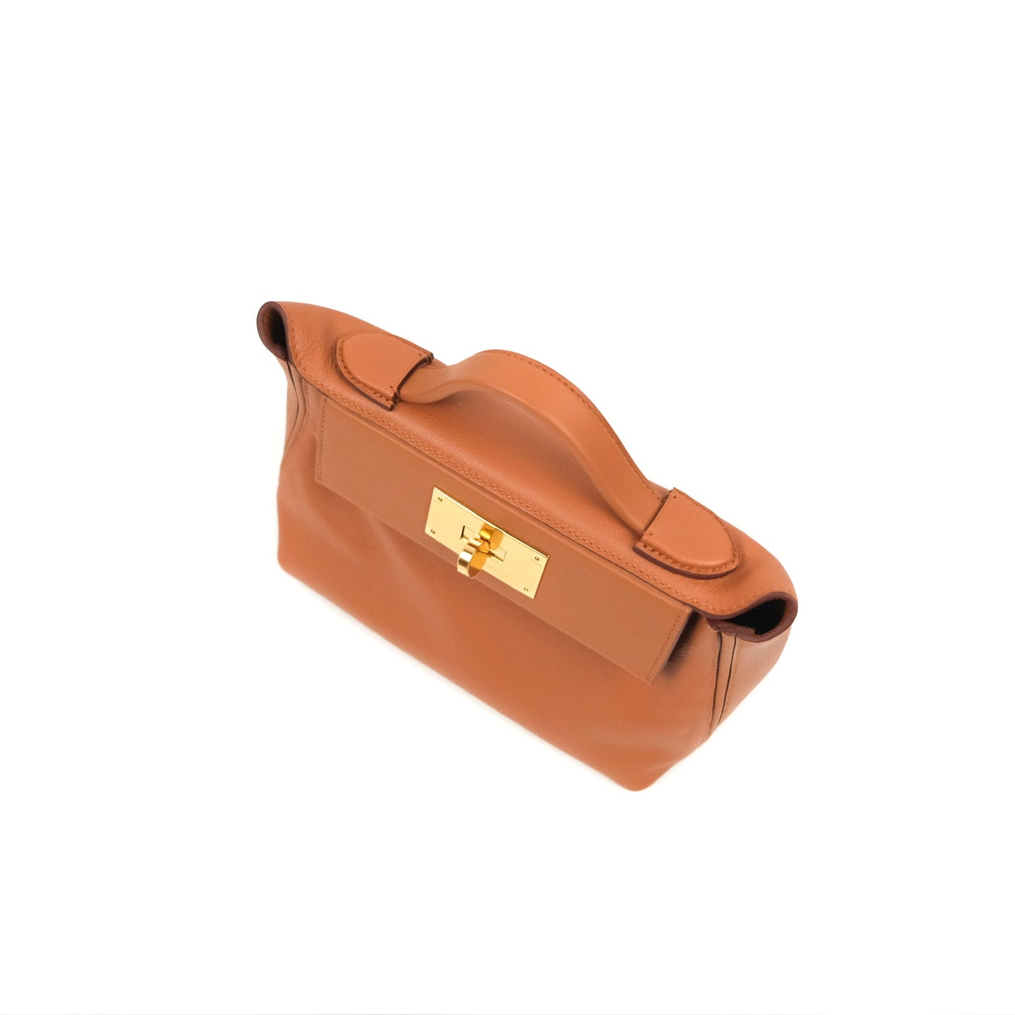 Hermès 24/24 21 Mini Gold Evercolor/Swift Gold Hardware