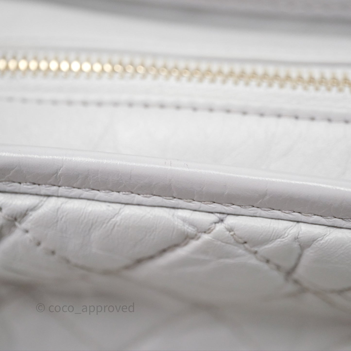 Chanel Small Gabrielle Hobo Quilted Grey Aged Calfskin