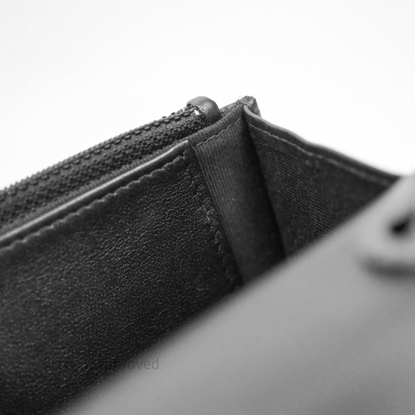 Chanel Quilted Trendy CC WOC Wallet On Chain So Black Lambskin