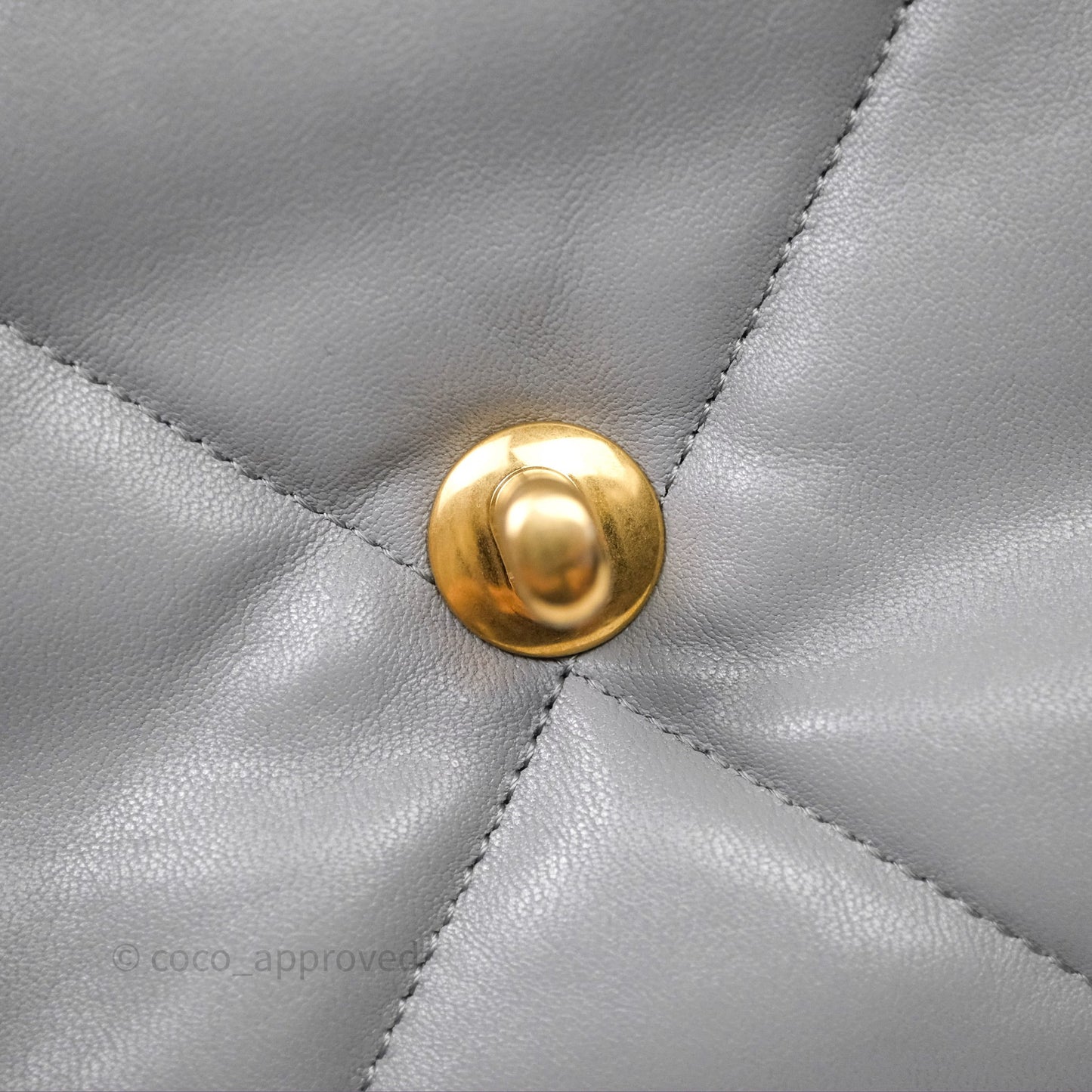 Chanel 19 Small Grey Mixed Hardware