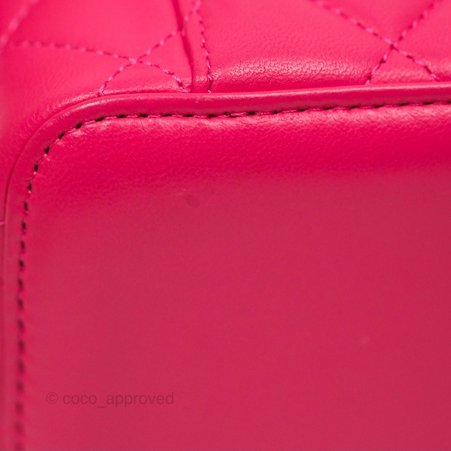 Chanel Trendy CC Vanity With Chain Dark Pink Lambskin Gold Hardware