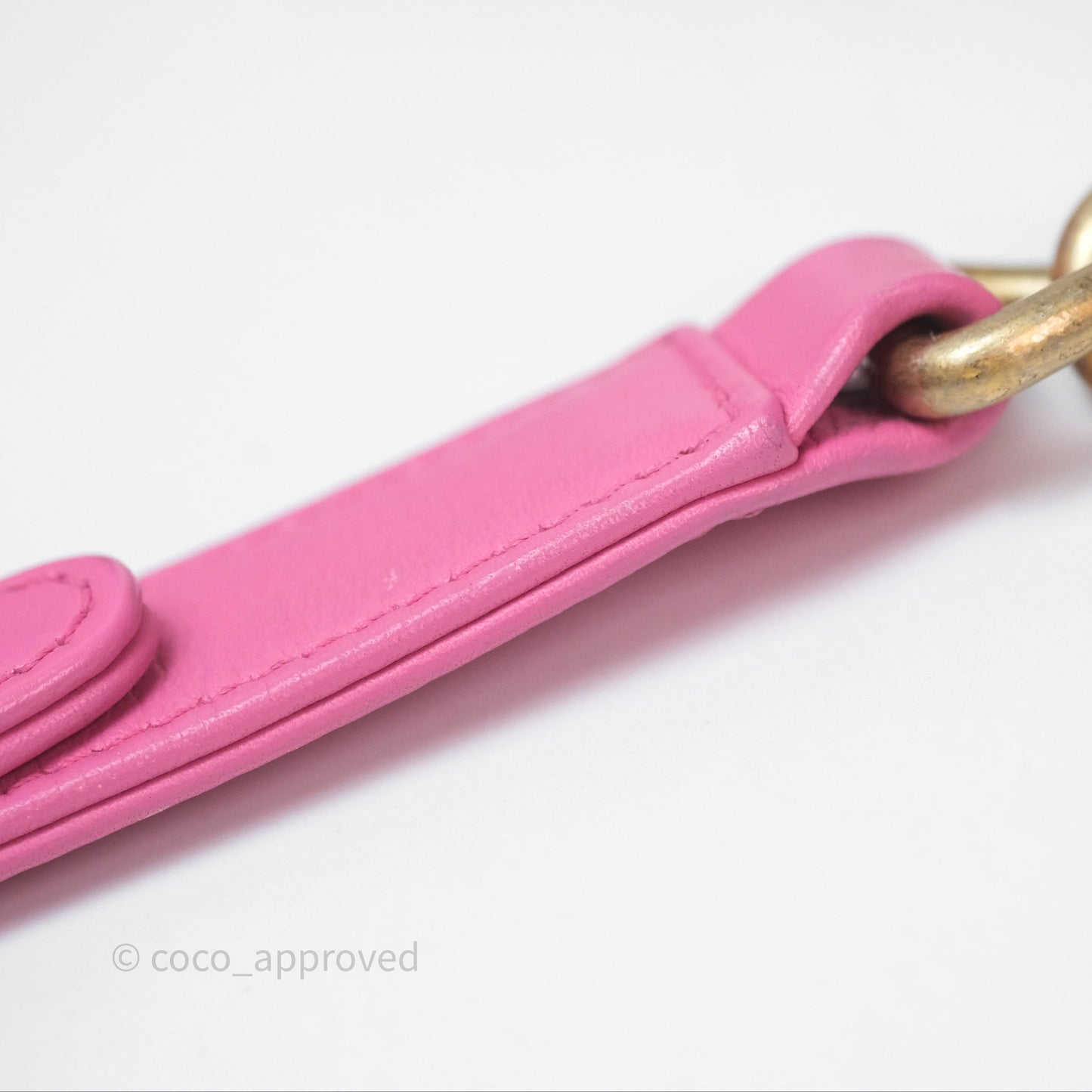 Chanel Small Boy Pink Calfskin Aged Gold Hardware