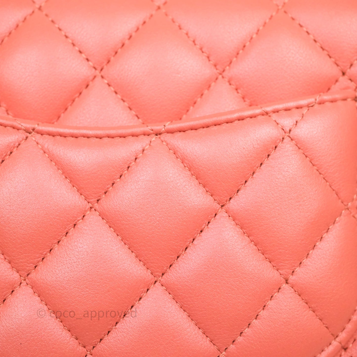 Chanel Mini Square Flap Quilted Pink Lambskin Gold Hardware