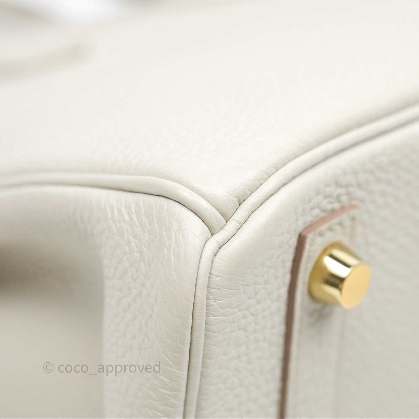 Hermès Birkin 25 Retourne Beton Togo Gold Hardware