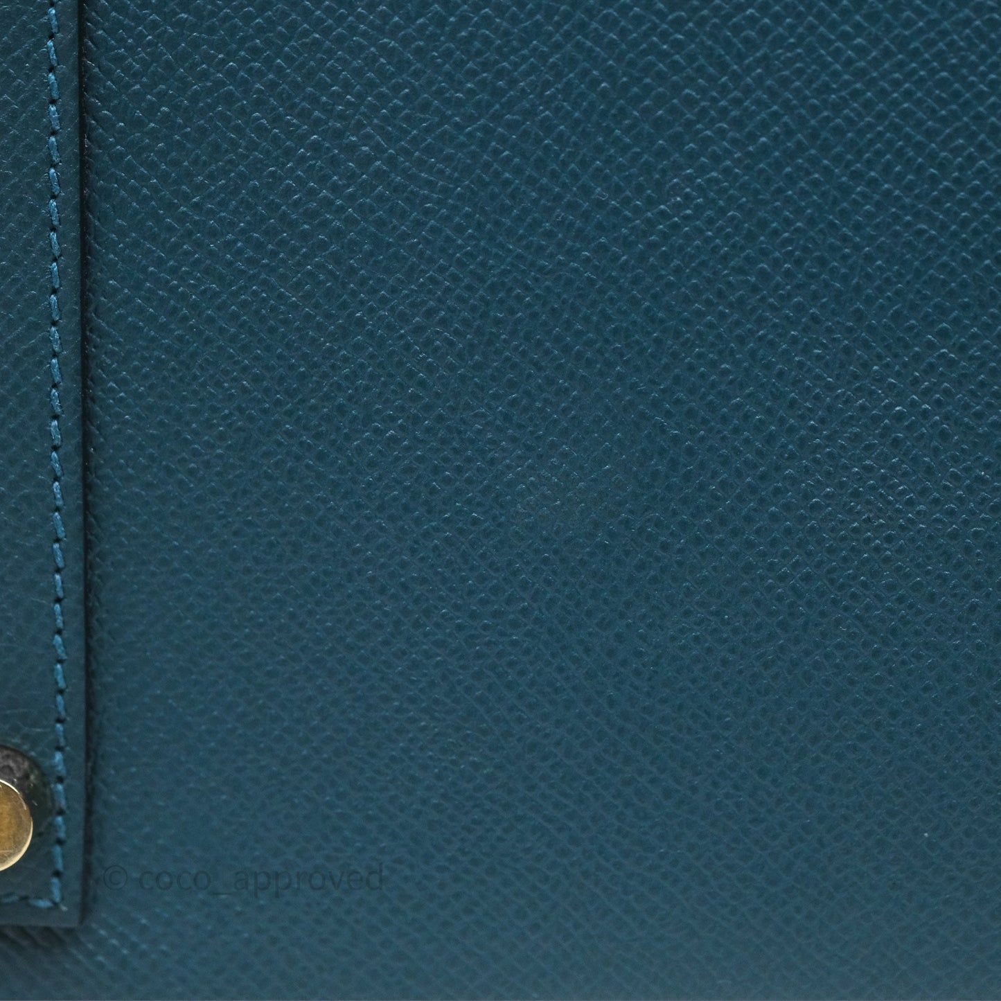 Hermès Birkin 30 Retourne Bleu de Prusse 7P Epsom Gold Hardware
