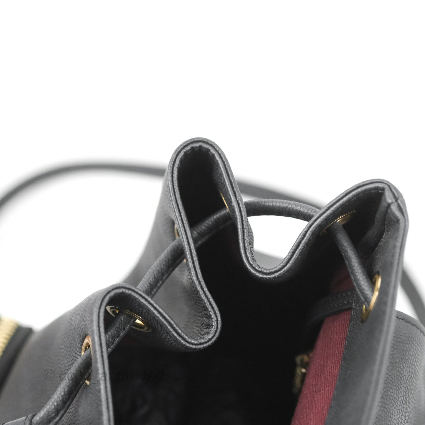 Chanel Quilted Business Affinity Backpack Black Caviar Gold Hardware