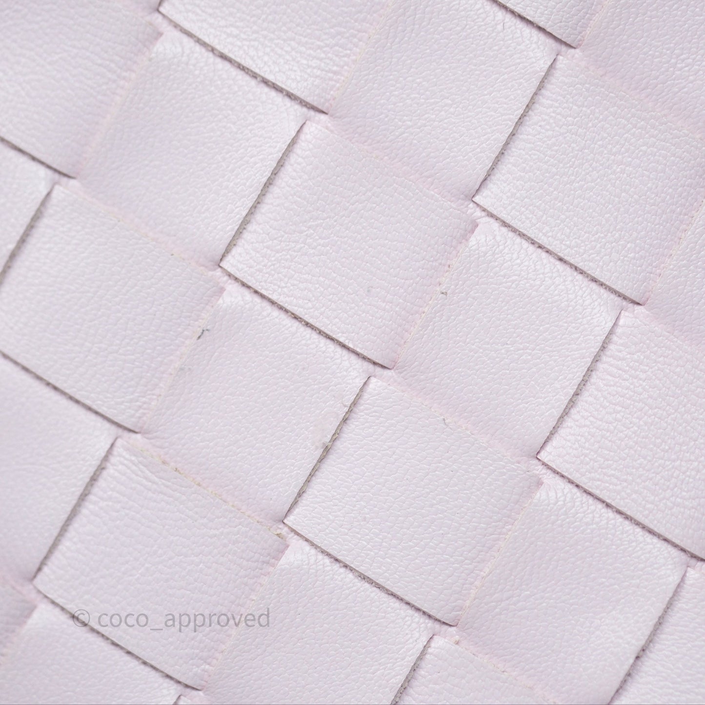 Bottega Veneta Wallace Pink Intrecciato Gold Hardware