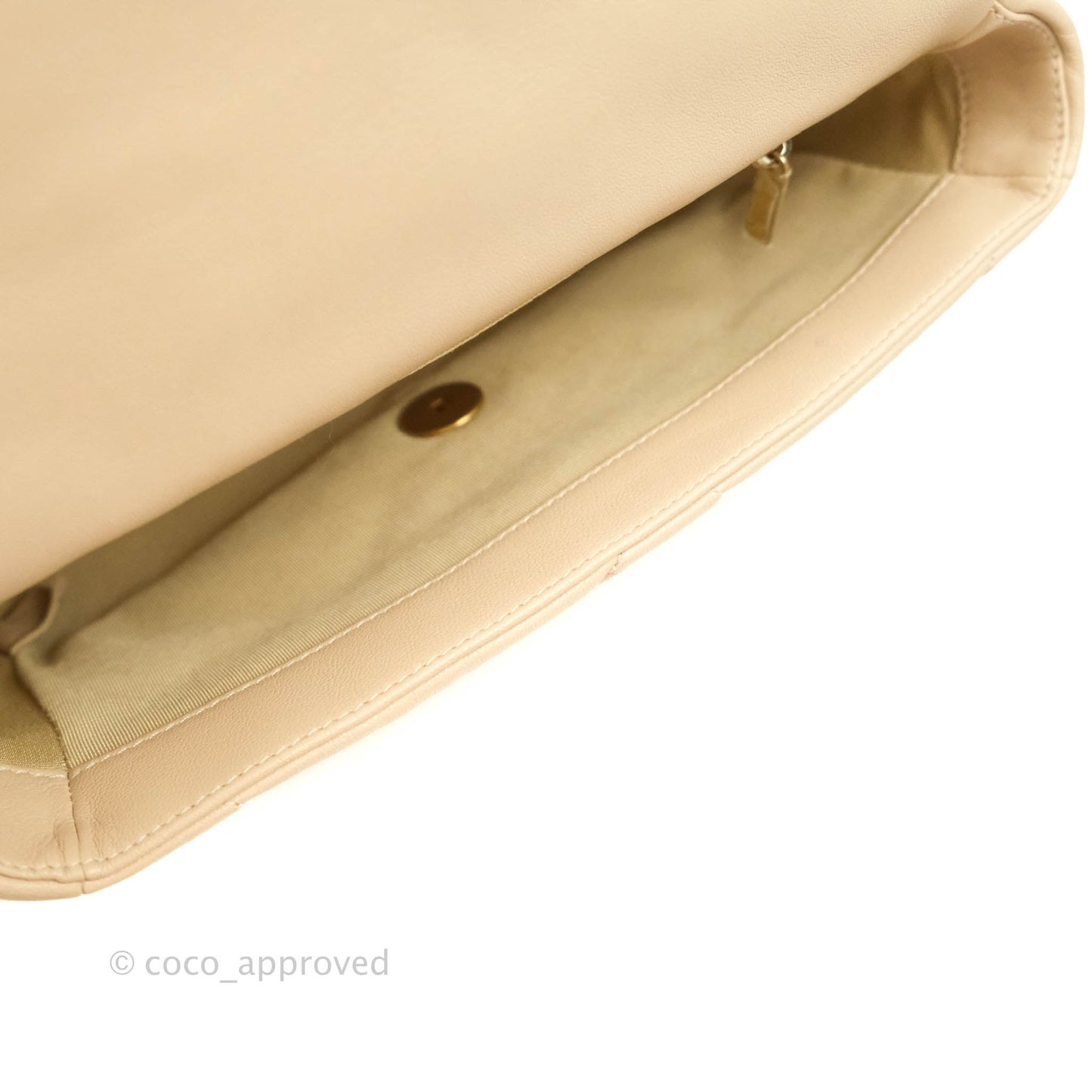 Chanel 19 Small Beige Mixed Hardware