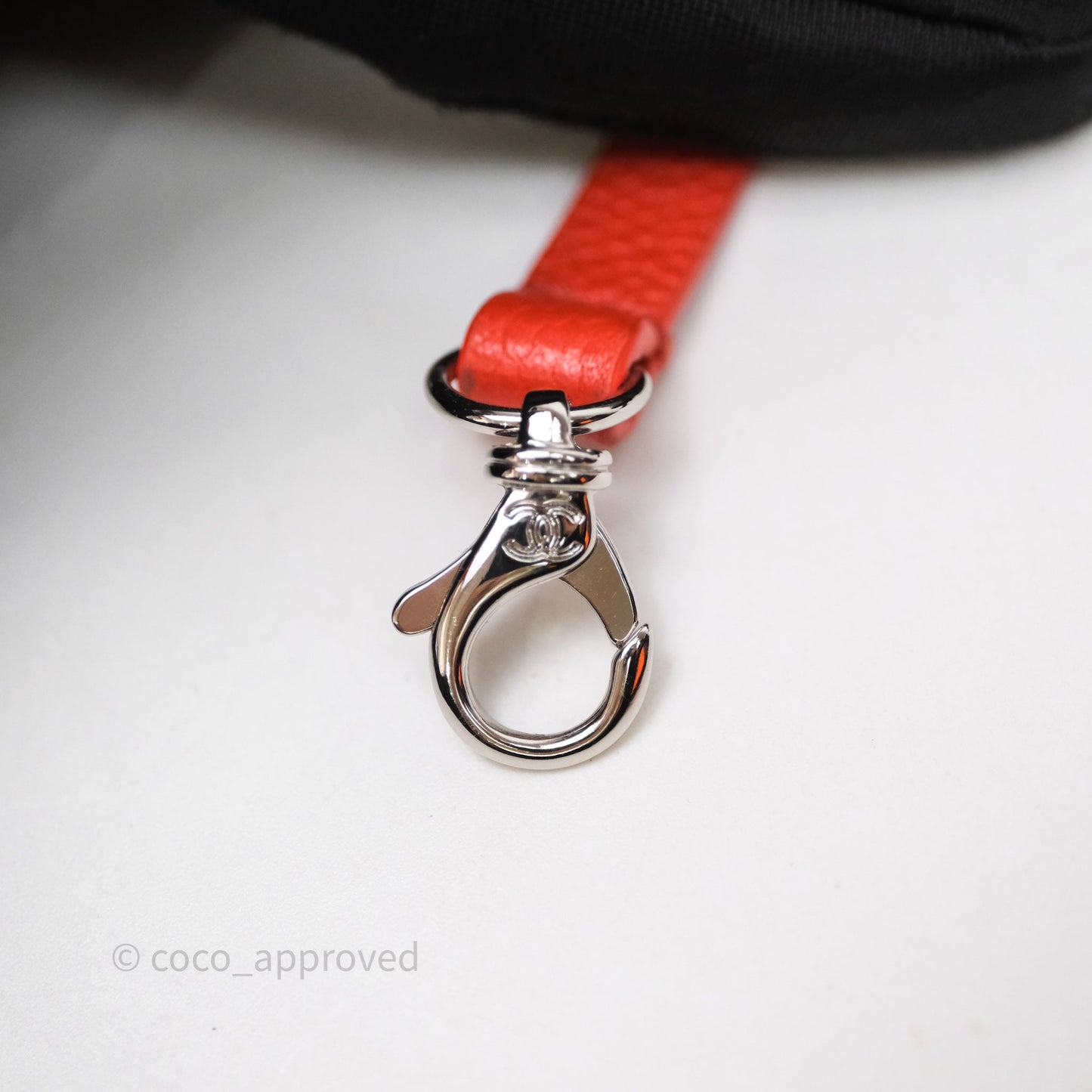 Chanel CC Drawstring Bucket Bag Black Caviar