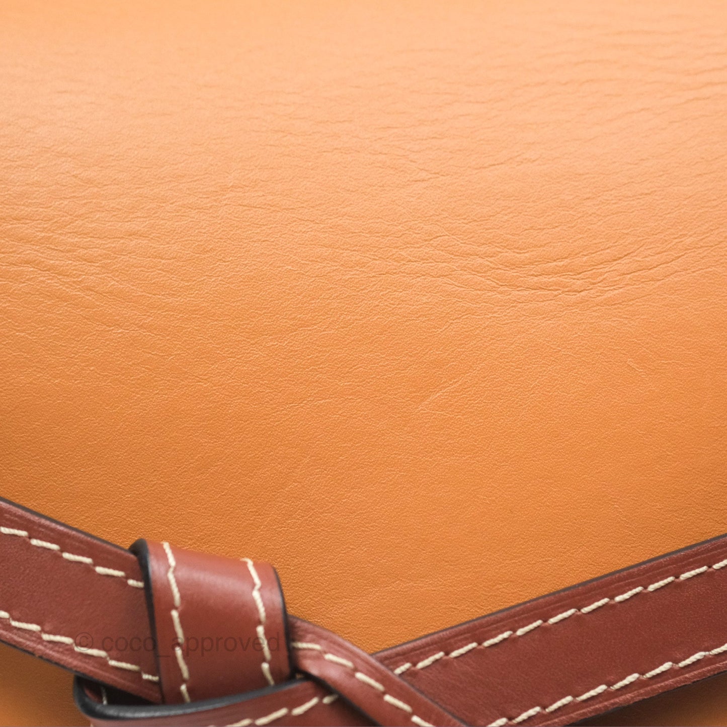 Loewe Small Gate Bag Smooth Calfskin Amber/Light Grey/Rust