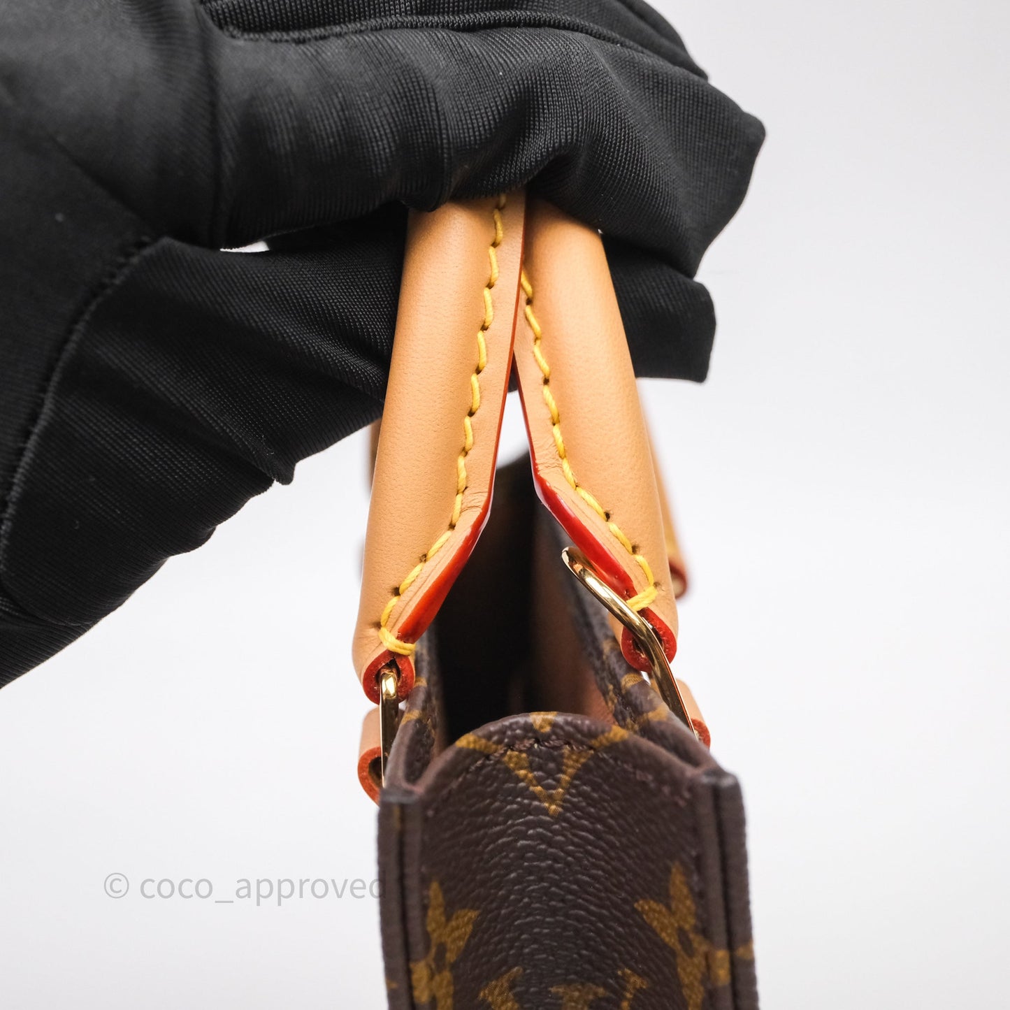 Louis Vuitton Petit Sac Plat Bag Monogram Canvas