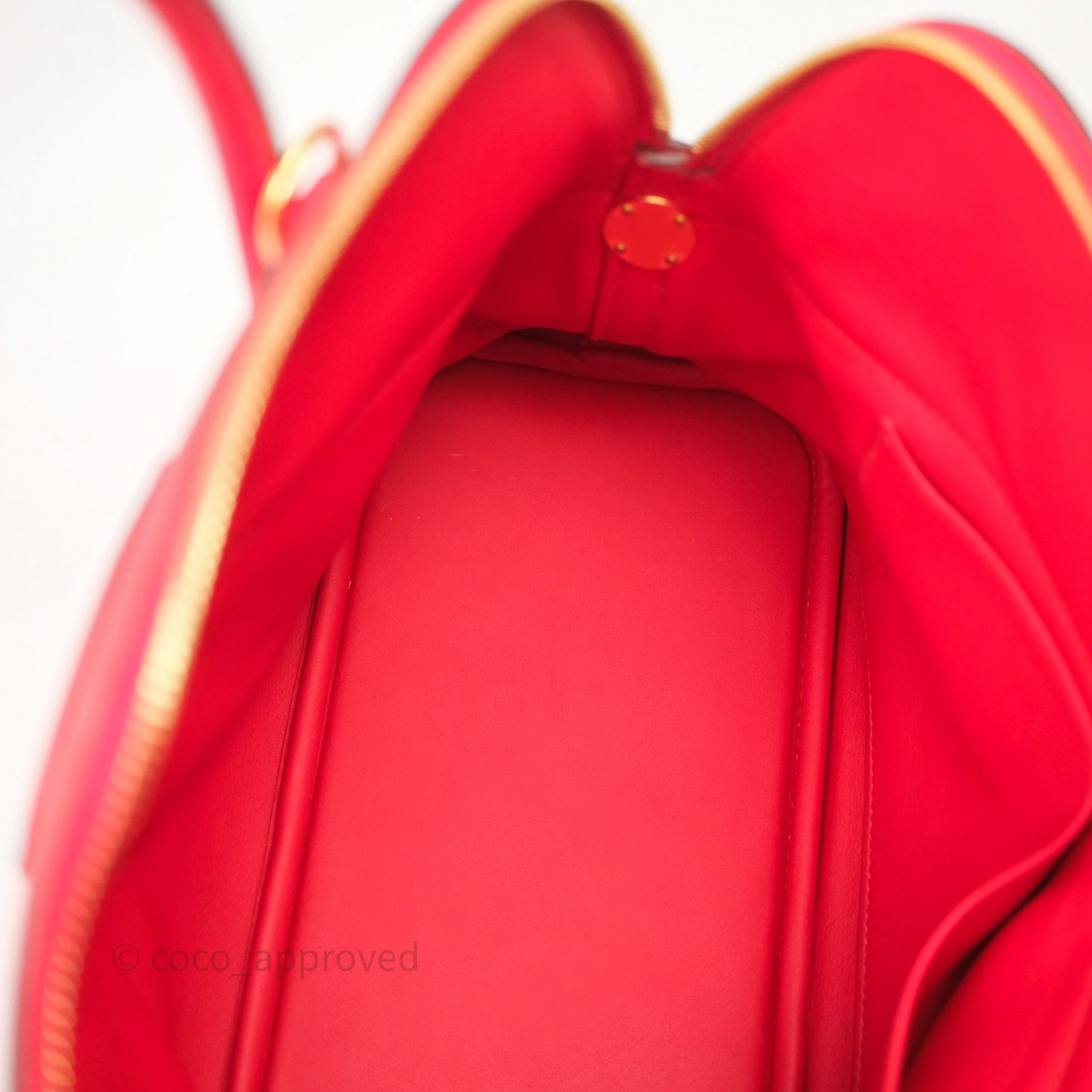 Hermès Bolide 31 Rouge Clemence Gold Hardware