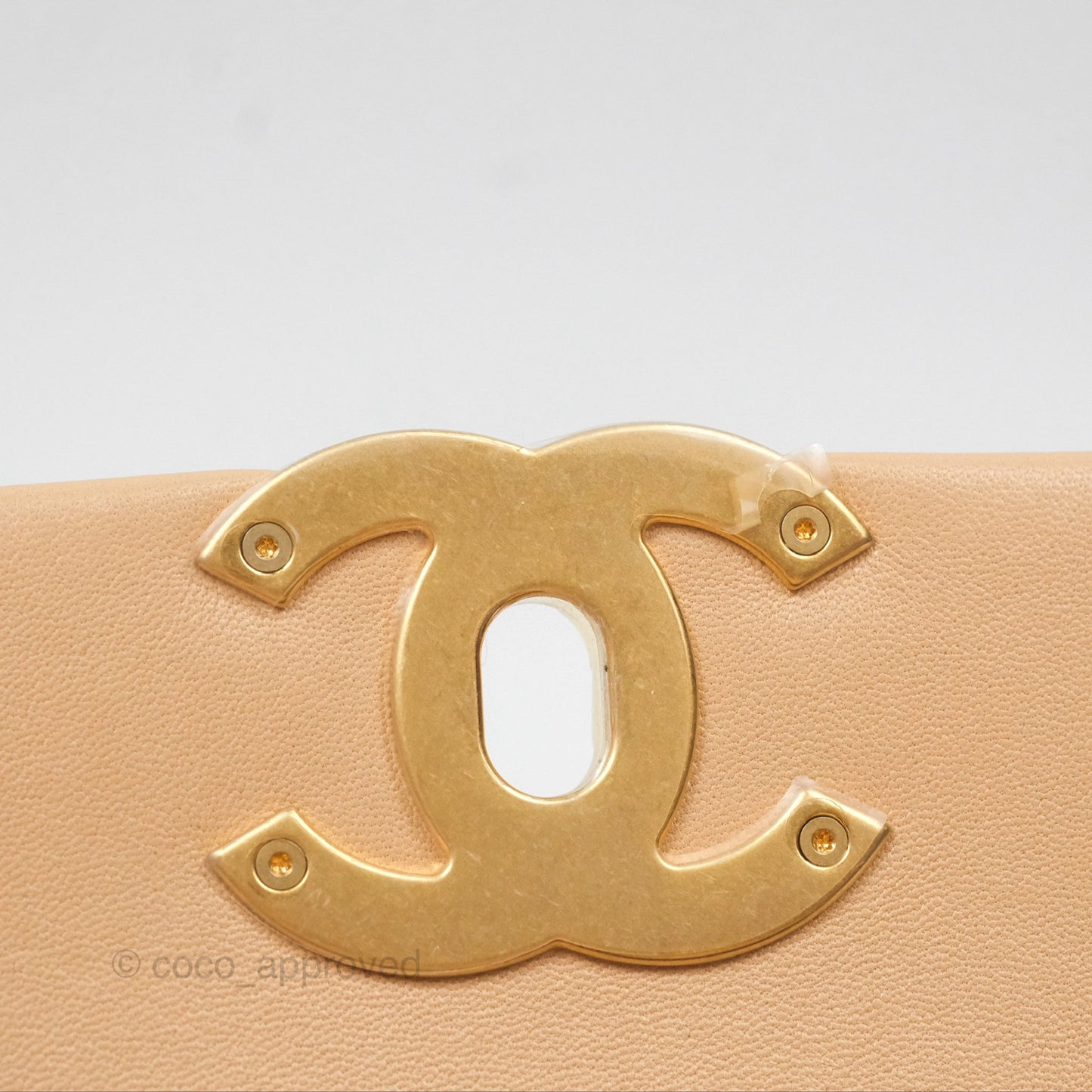 Chanel 19 Small Beige Mixed Hardware