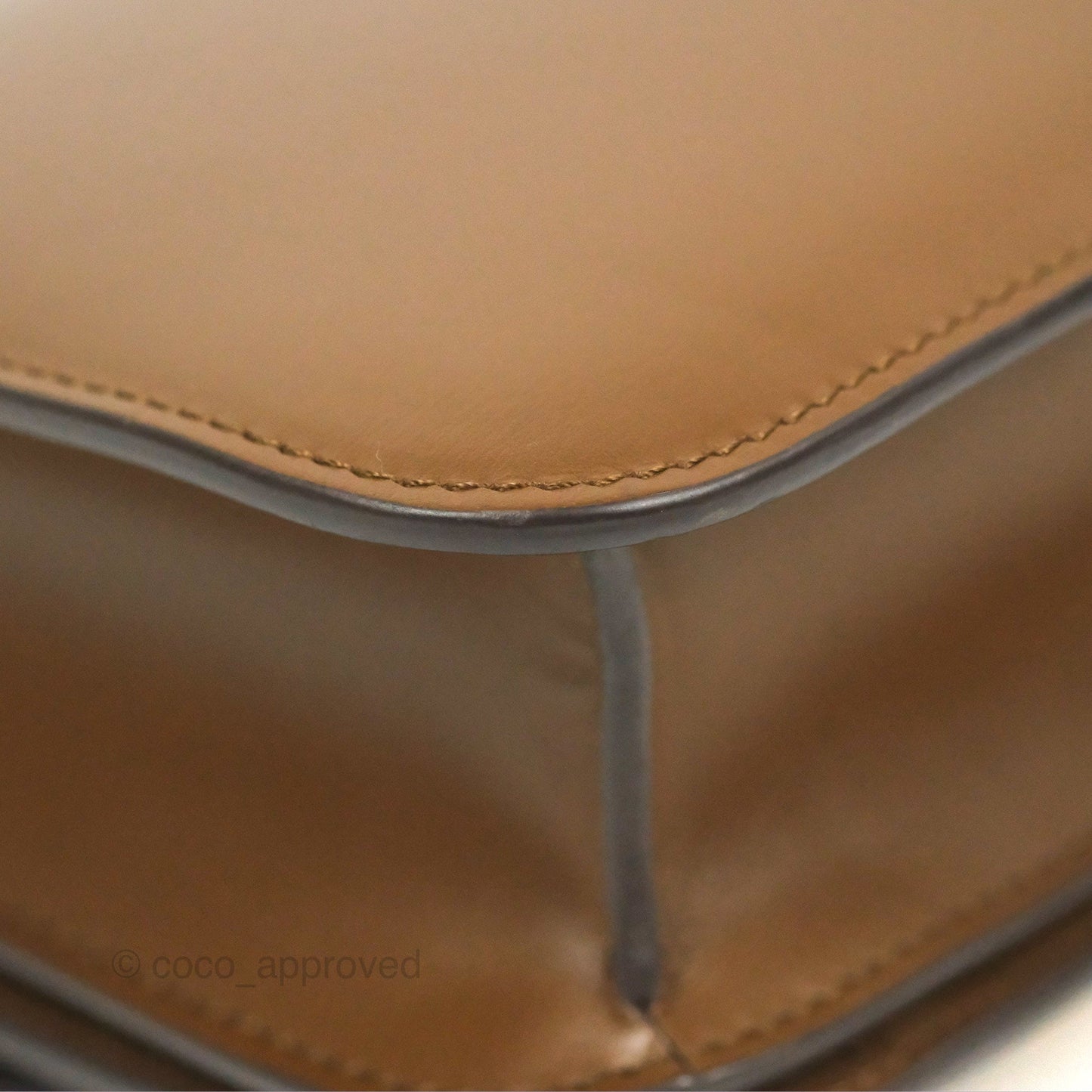 Celine Teen Classic Box Flap Caramel Box Calfskin