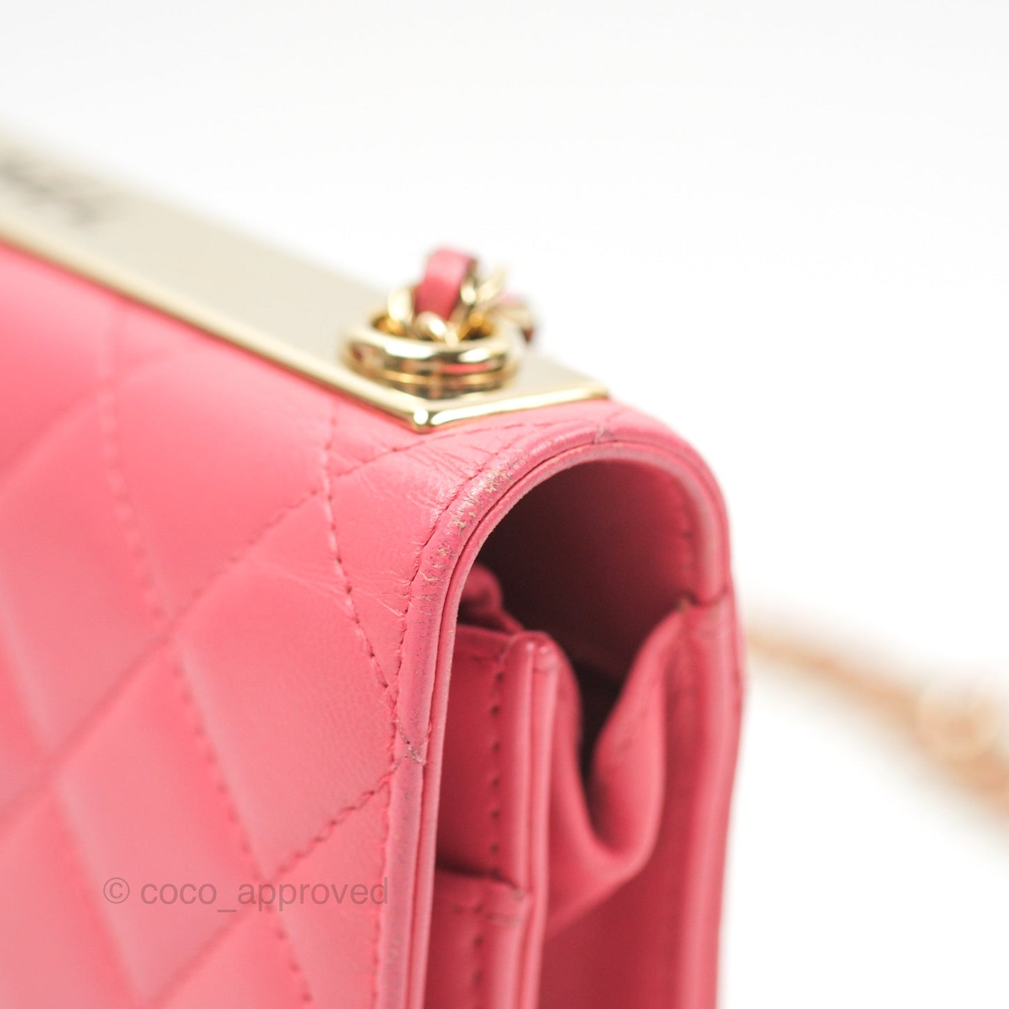 Chanel Trendy CC WOC Pink Lambskin Gold Hardware