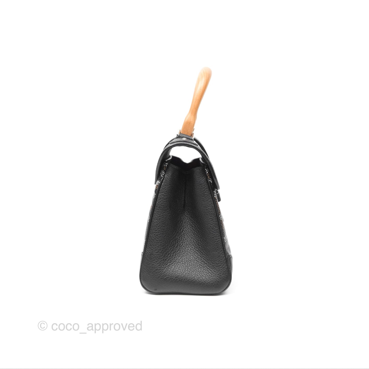 Goyard Saïgon Mini Bag Chevroches Calfskin Black