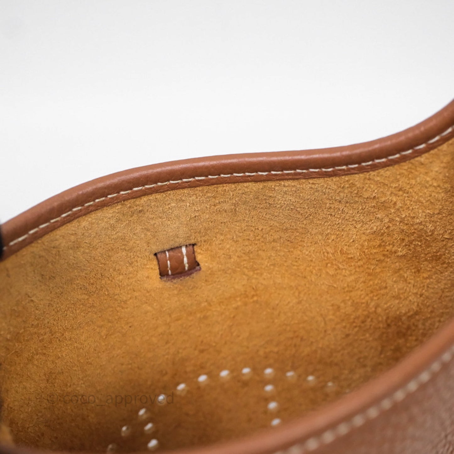 Hermès Mini Evelyne 16 Gold Clemence Gold Hardware
